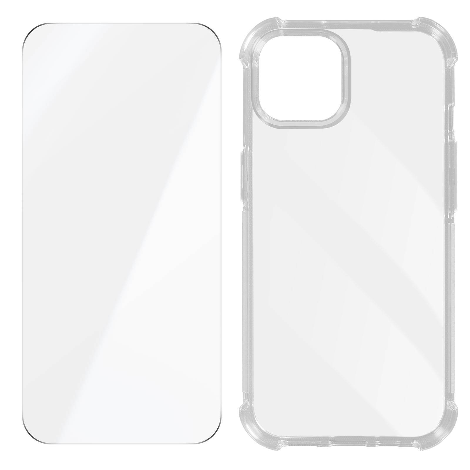 Coque pour iPhone 15 Plus Coins Renforcés Antichoc + Verre Trempé 9H-4