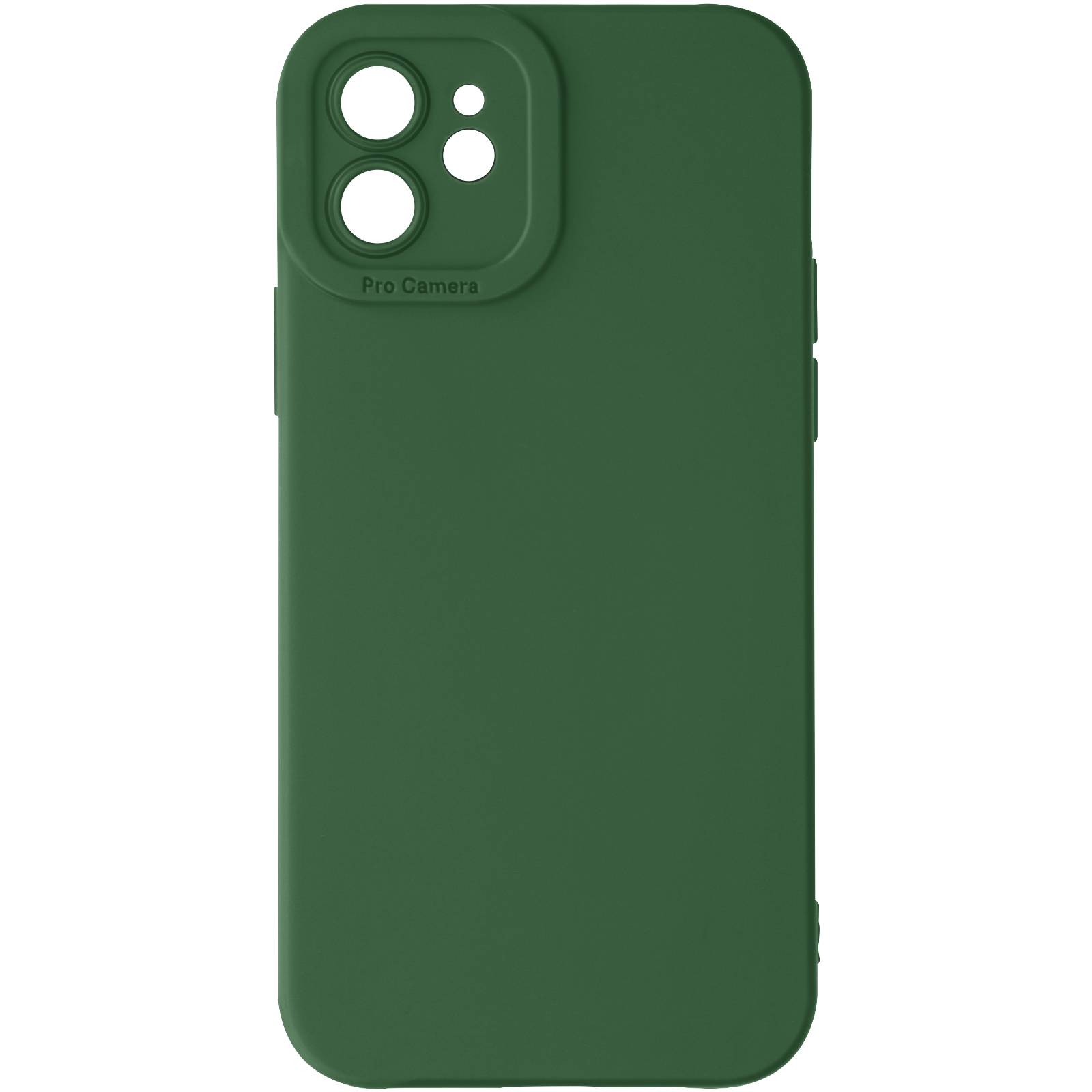Coque pour iPhone 12 Silicone Mat Protection Caméra-0