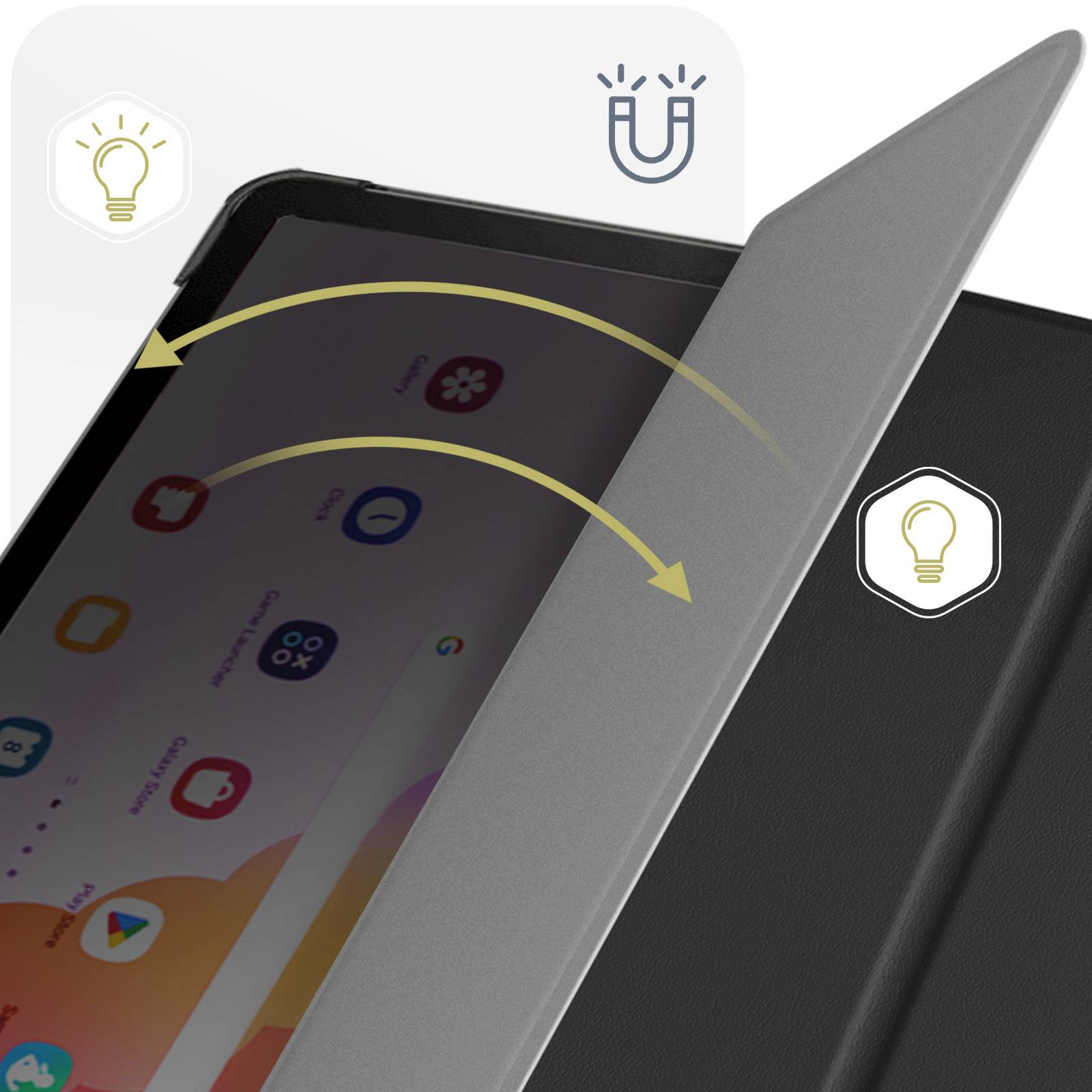 Housse pour Samsung Galaxy Tab S9 Ultra Support Mise en veille Smart Cover-3