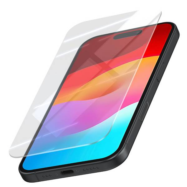 Protection d'Écran pour Apple iPhone 16/ iPhone 15 en Verre Trempé Ultra-fin