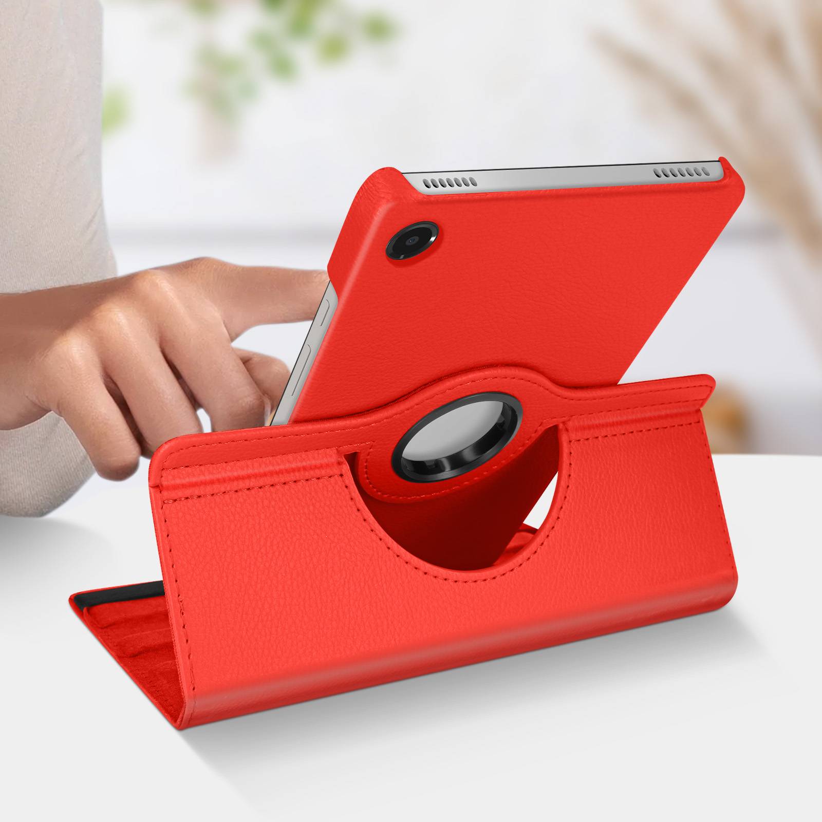 Étui folio pour Samsung Galaxy Tab A9 Plus Support rotatif Paysage Portrait-3