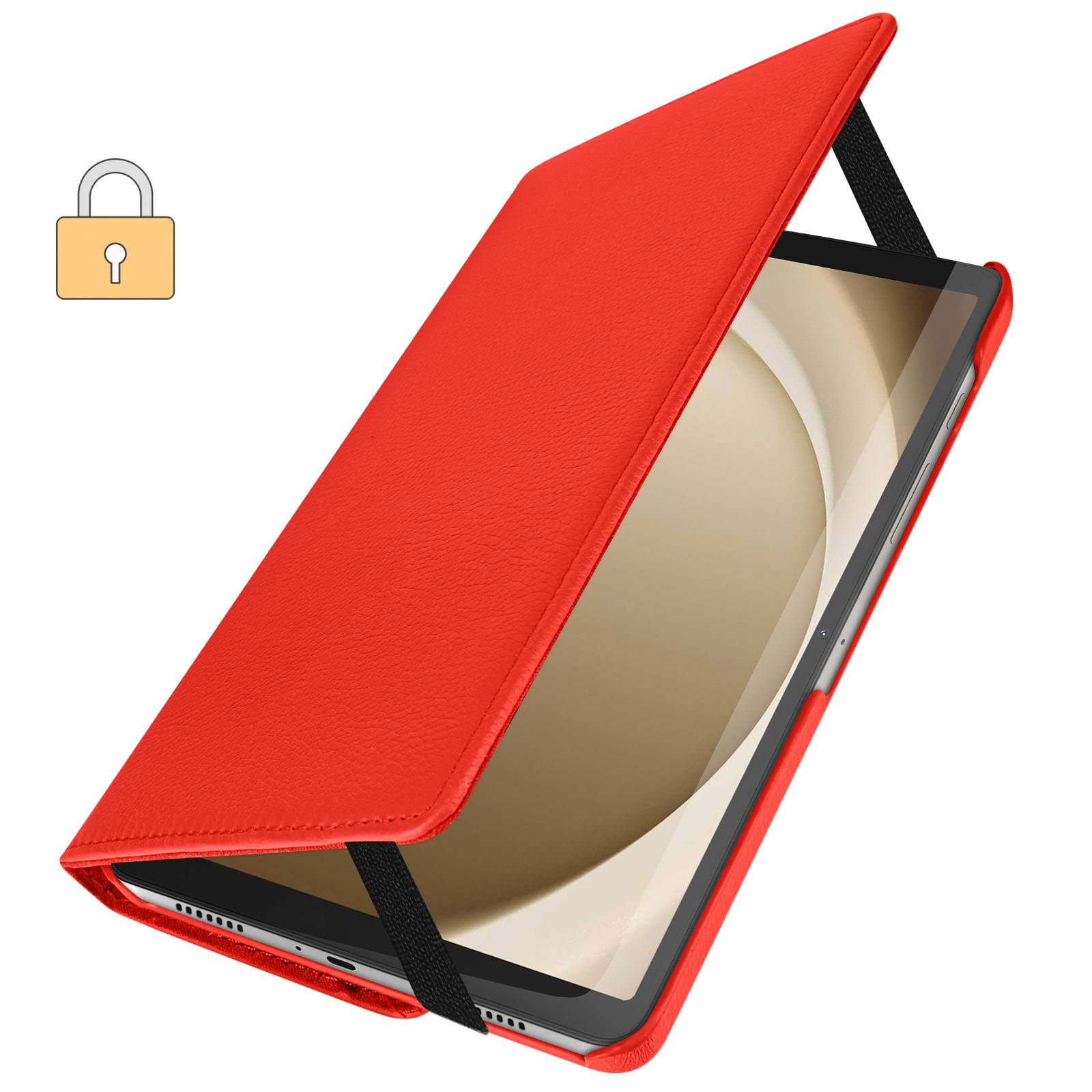 Étui folio pour Samsung Galaxy Tab A9 Plus Support rotatif Paysage Portrait-4