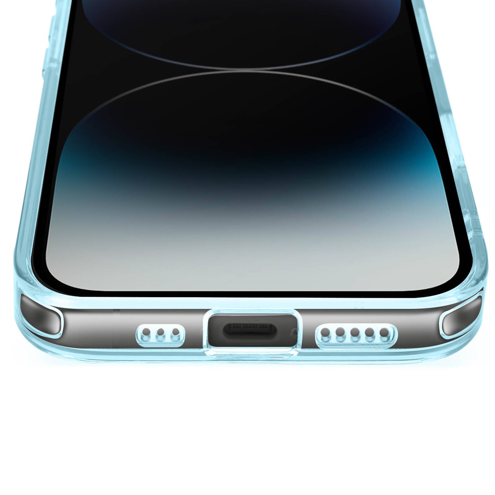 Coque MagSafe pour iPhone 14 Pro Dos Cristal Color-4