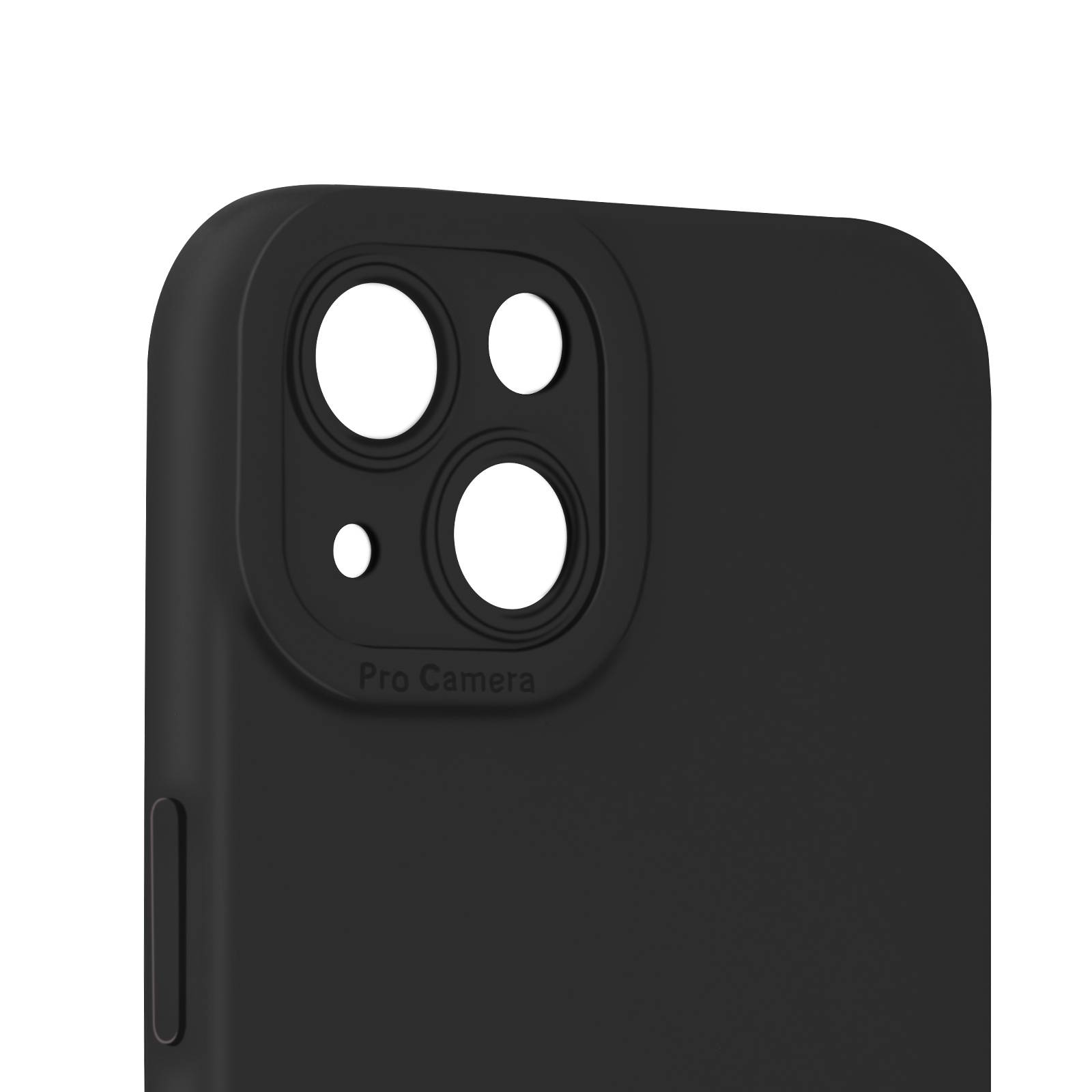 Coque pour iPhone 13 Silicone Mat Protection Caméra-1