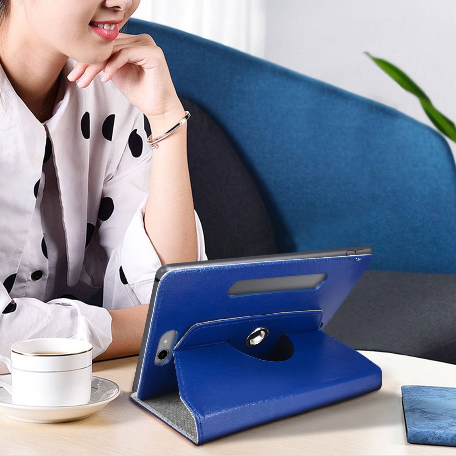 Étui Clapet Rotatif 360° pour Tablette 10.1" Antichoc avec Support Vidéo-2