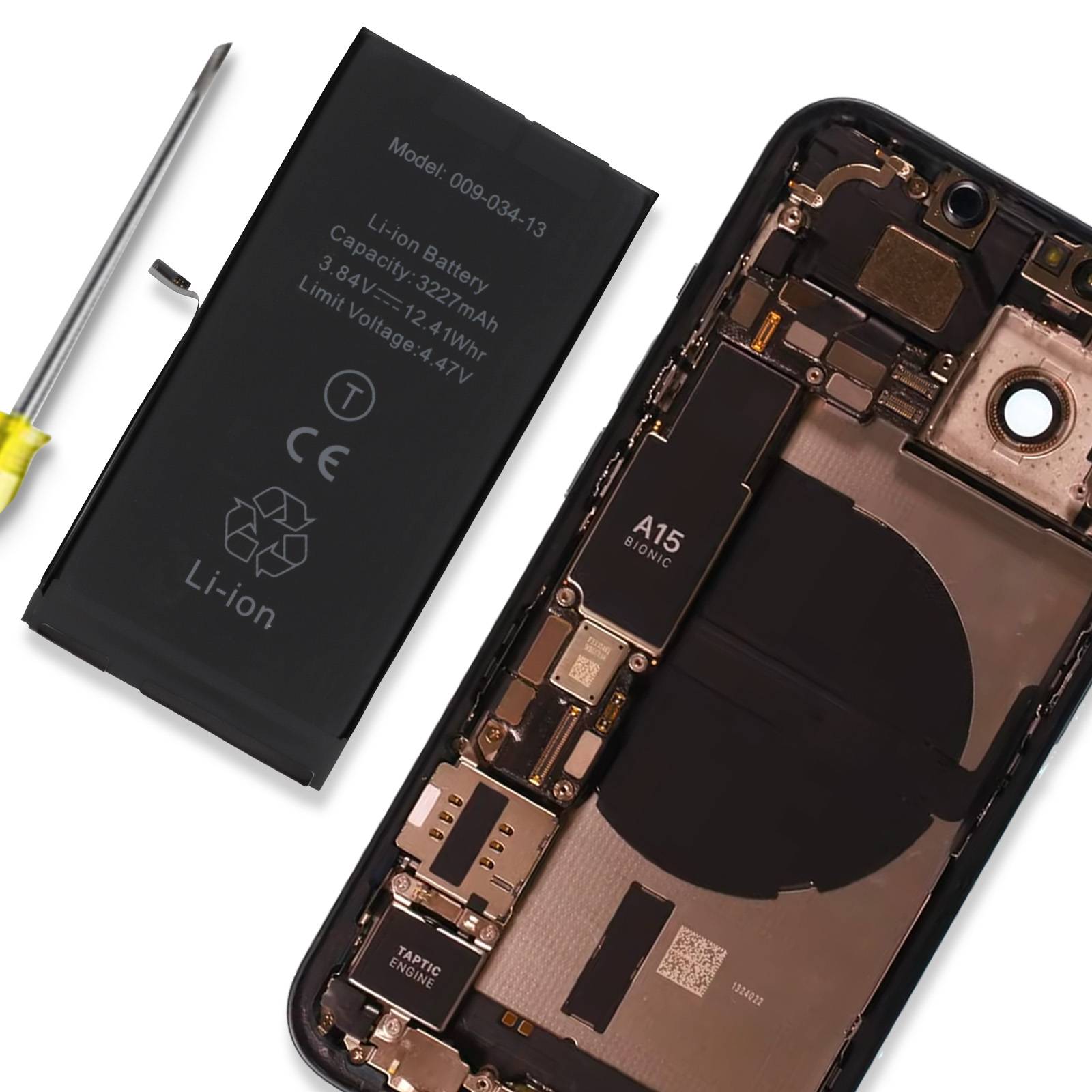 Batterie interne pour Apple iPhone 13 3227mAh Puce TI intégré-2