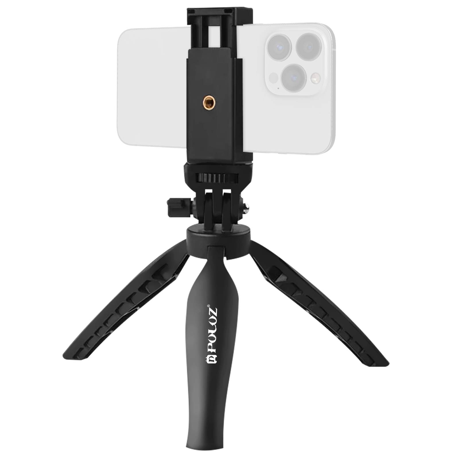 Trépied Smartphone Accroche flash et micro Angle 180° Antidérapant-0