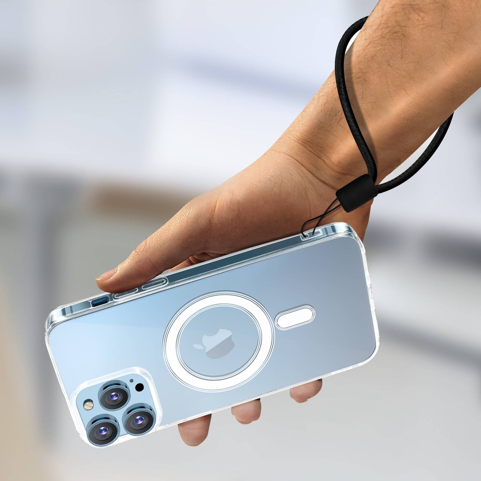 Coque MagSafe pour iPhone 13 Pro Max Bi-matière Coins renforcés-2