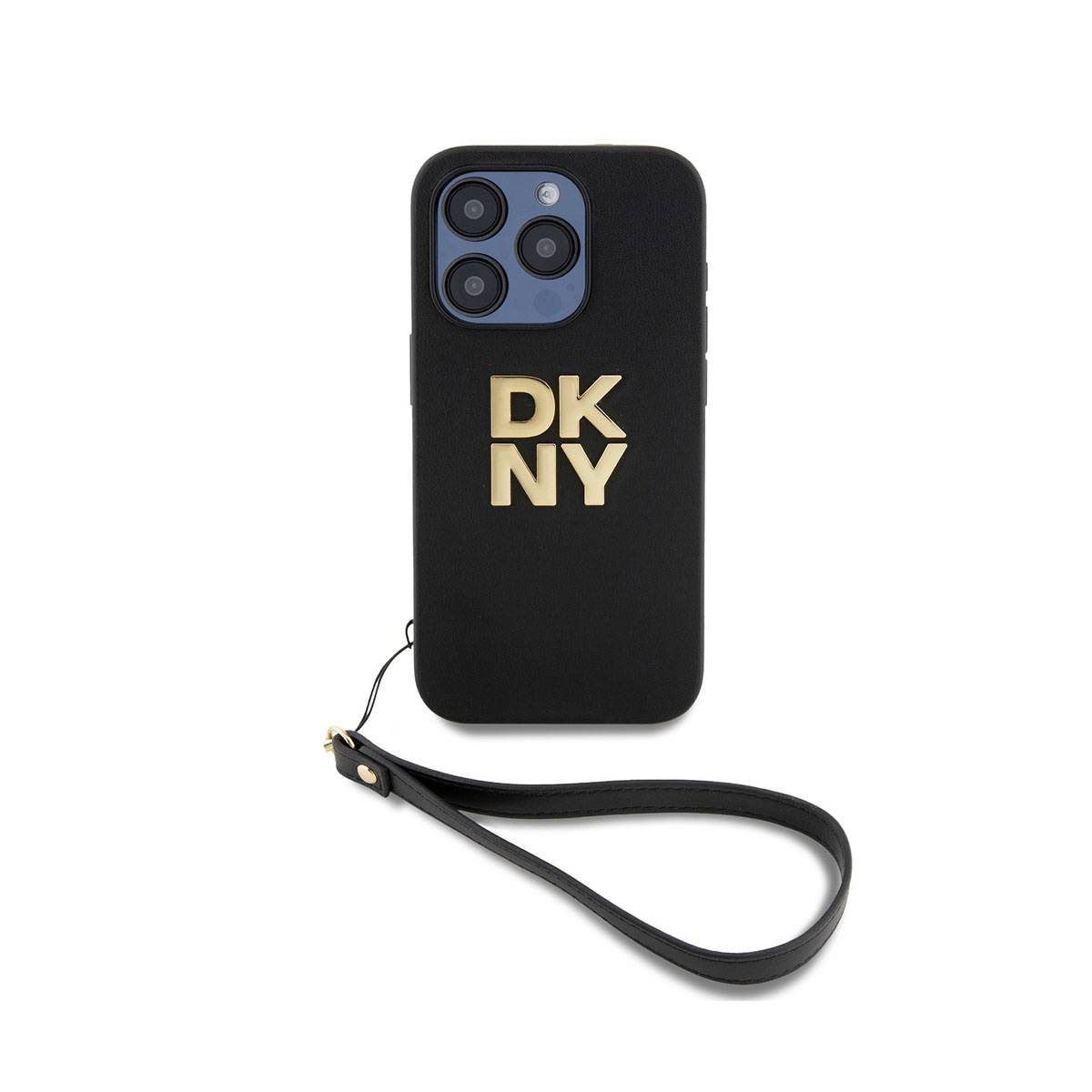 Coque pour Apple iPhone 14 Pro avec Logo Métallisé et Sangle de Poignet-0