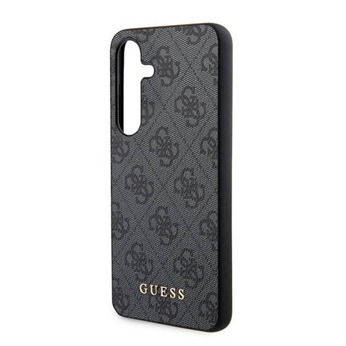 Coque pour Galaxy S24 Effet Saffiano avec Motif 4G et Logo en Métal-3