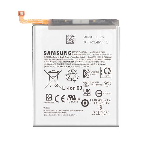 Batterie Interne pour Samsung Galaxy A35 5G 5000mAh Original