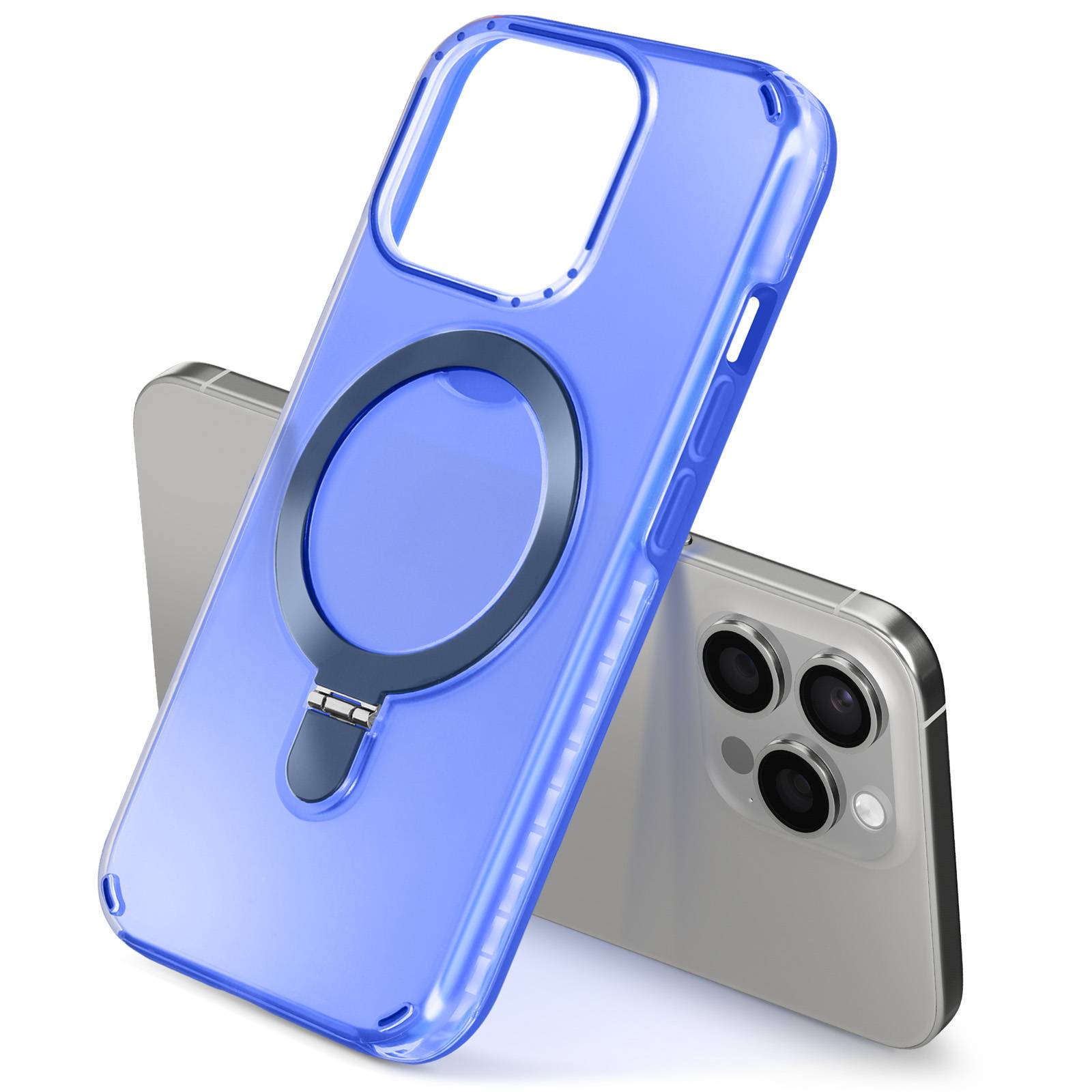 Coque MagSafe pour iPhone 13 Pro Antichoc avec Support Pliable-3