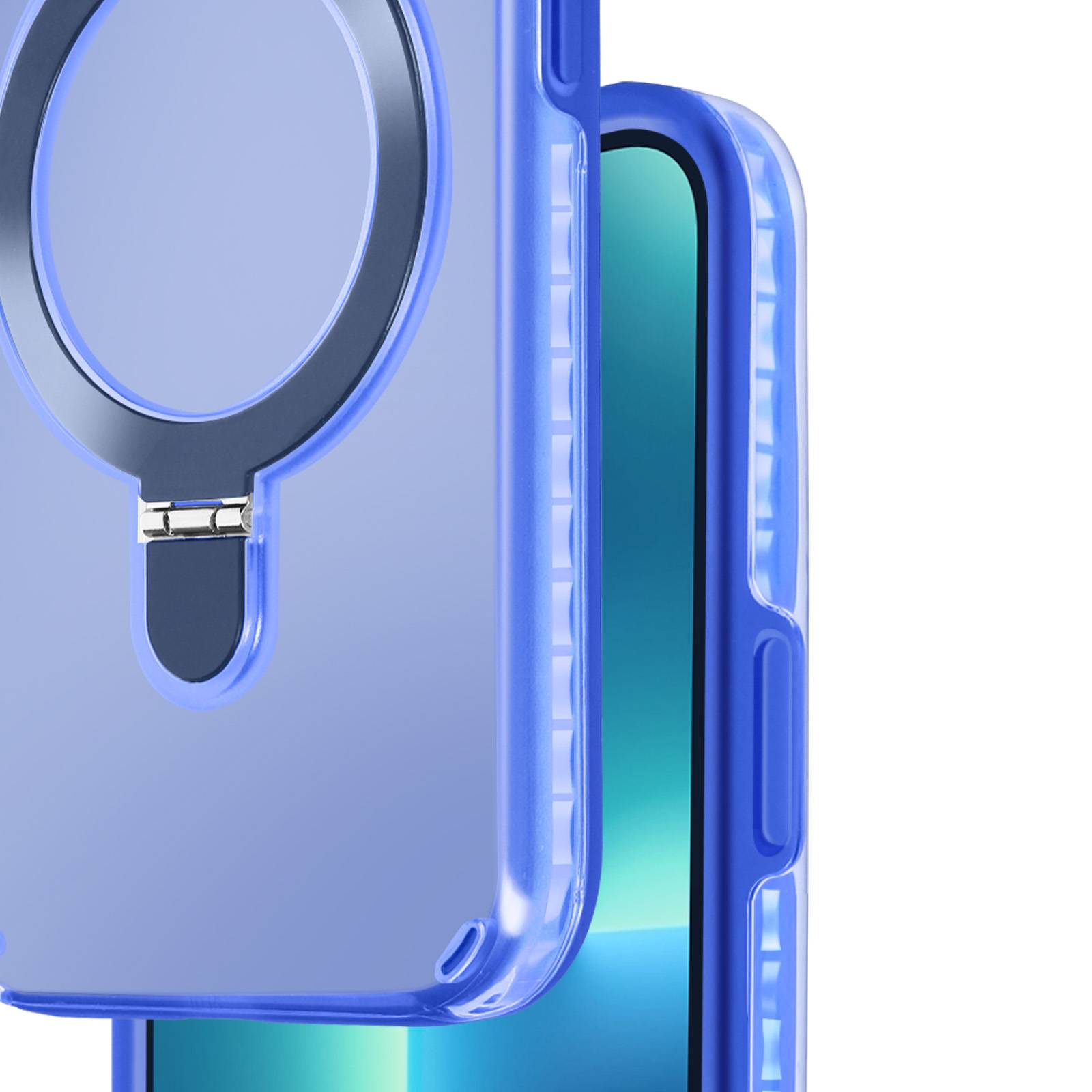 Coque MagSafe pour iPhone 13 Pro Antichoc avec Support Pliable-4