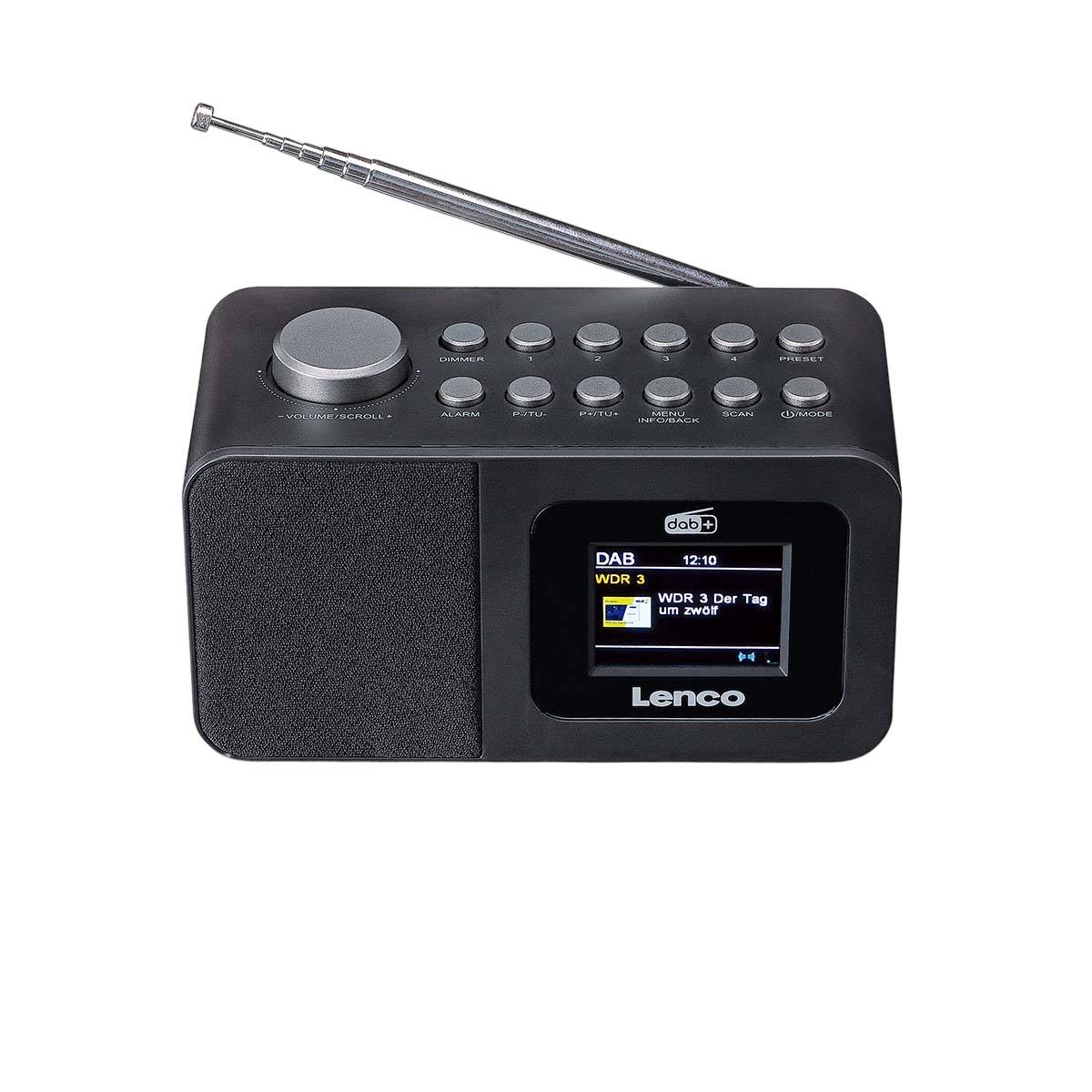Radio-Réveil Bluetooth/DAB+/FM Modèle CR-625 avec Écran LCD et Antenne-0