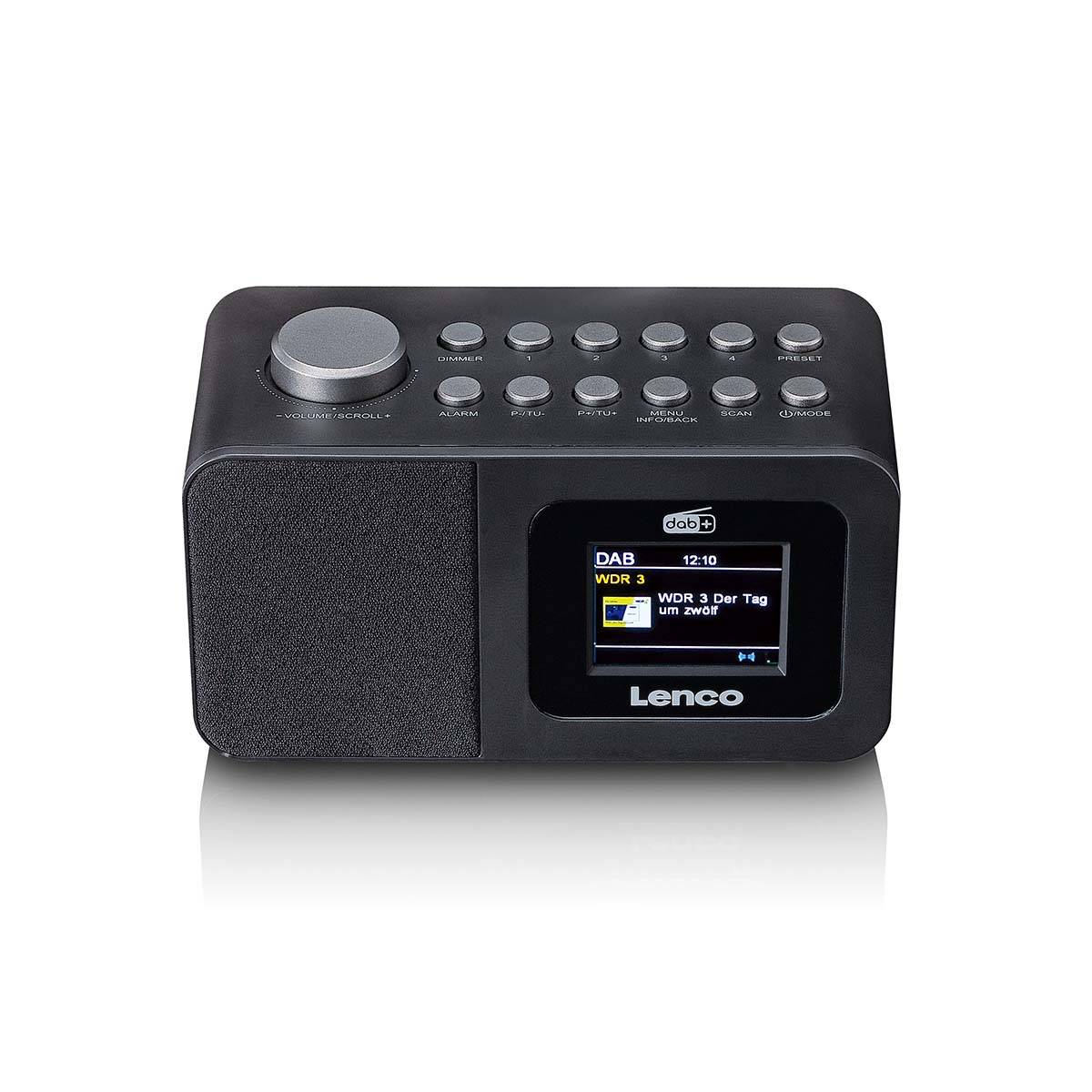 Radio-Réveil Bluetooth/DAB+/FM Modèle CR-625 avec Écran LCD et Antenne-3