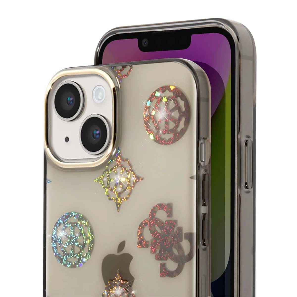 Coque pour Apple iPhone 14 TPU Peony-3