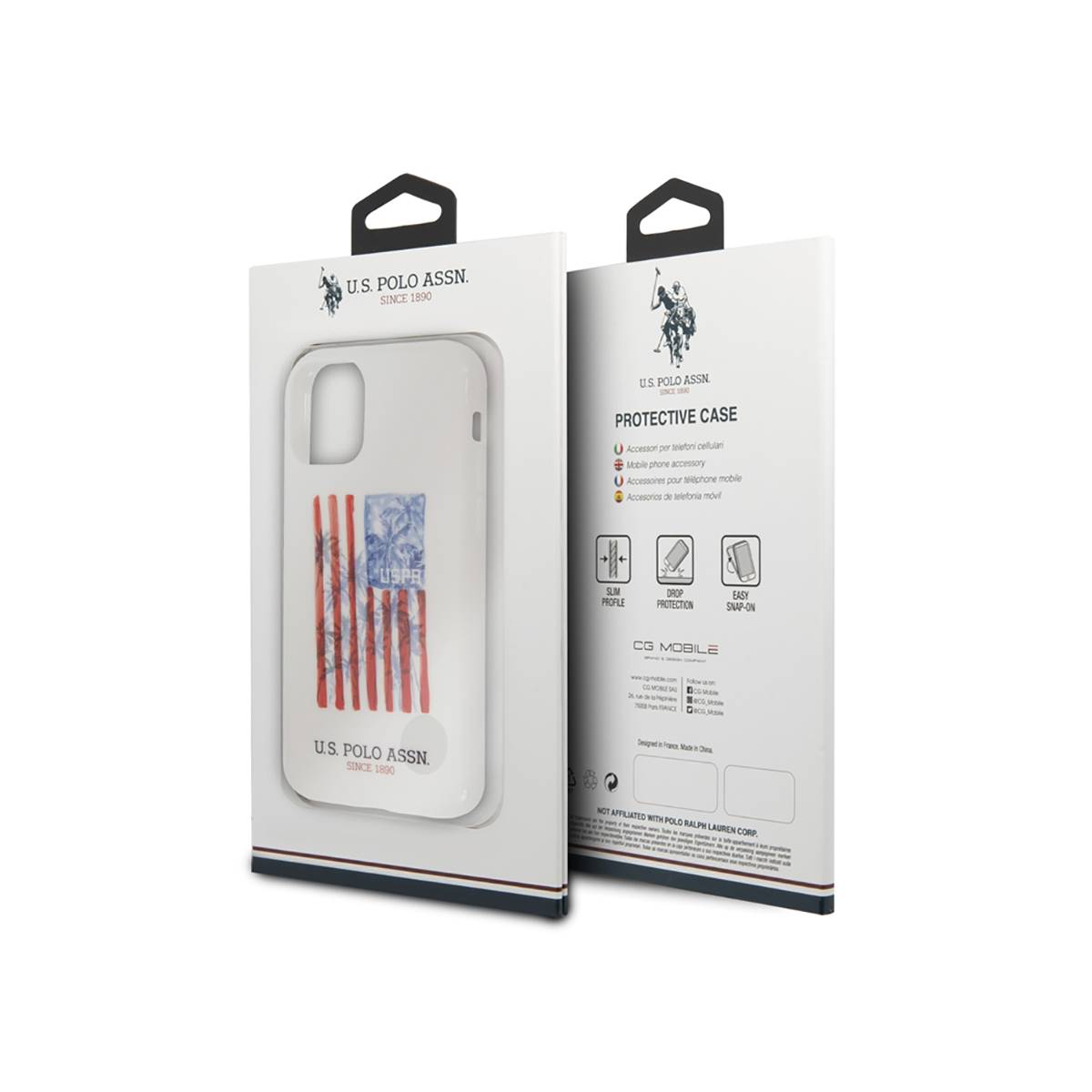 Coque pour Apple iPhone 11 Pro Max Gamme American Flag en TPU-2