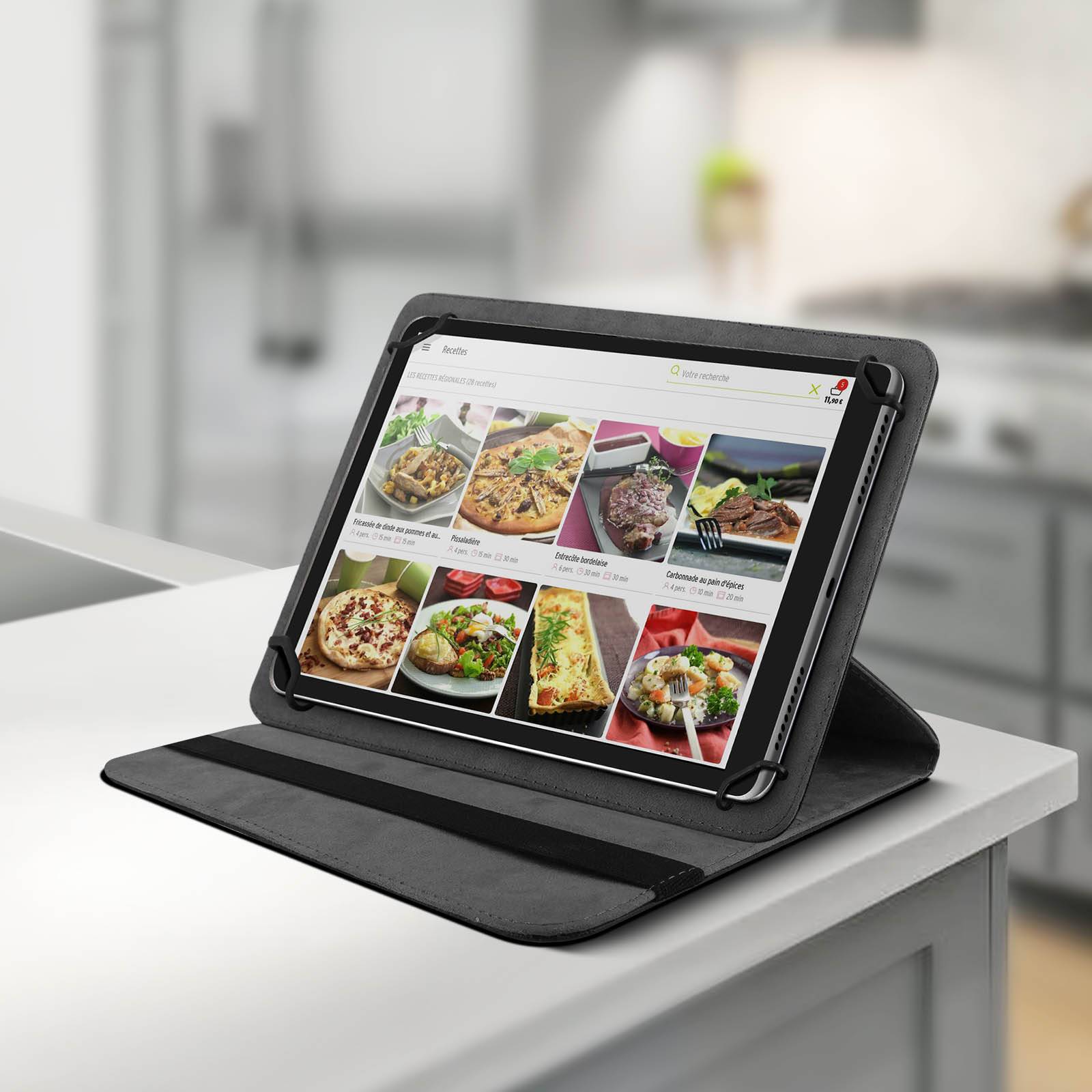 Housse Étui Fonction support Universel pour Tablette 10 '' - Orientation 360°-4