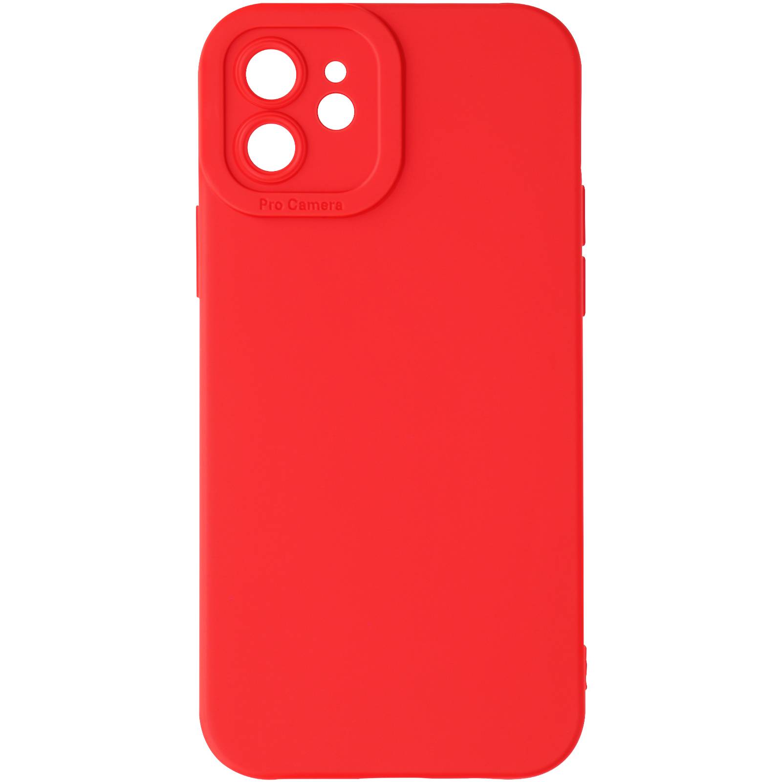 Coque pour iPhone 12 Silicone Mat Protection Caméra-0