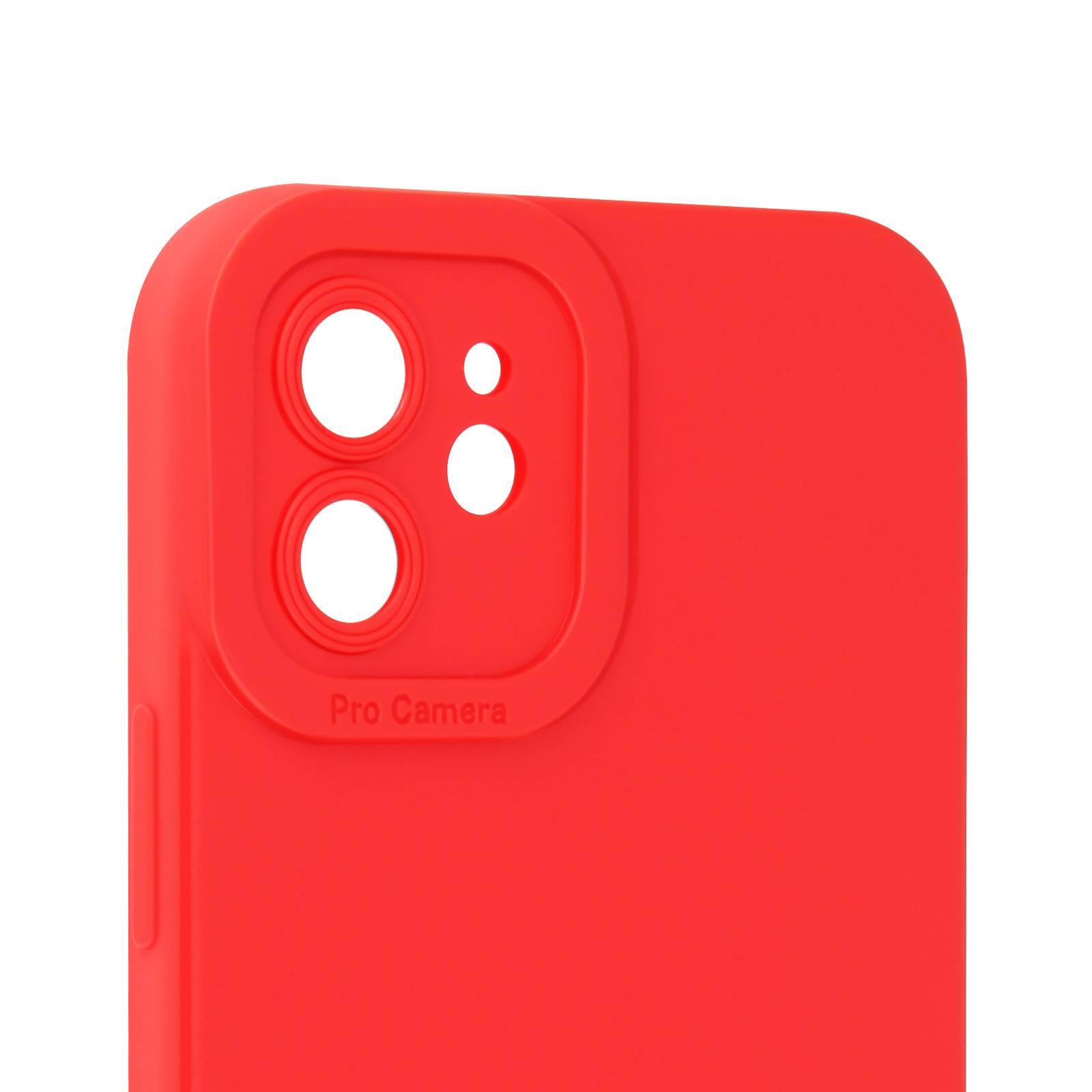 Coque pour iPhone 12 Silicone Mat Protection Caméra-1