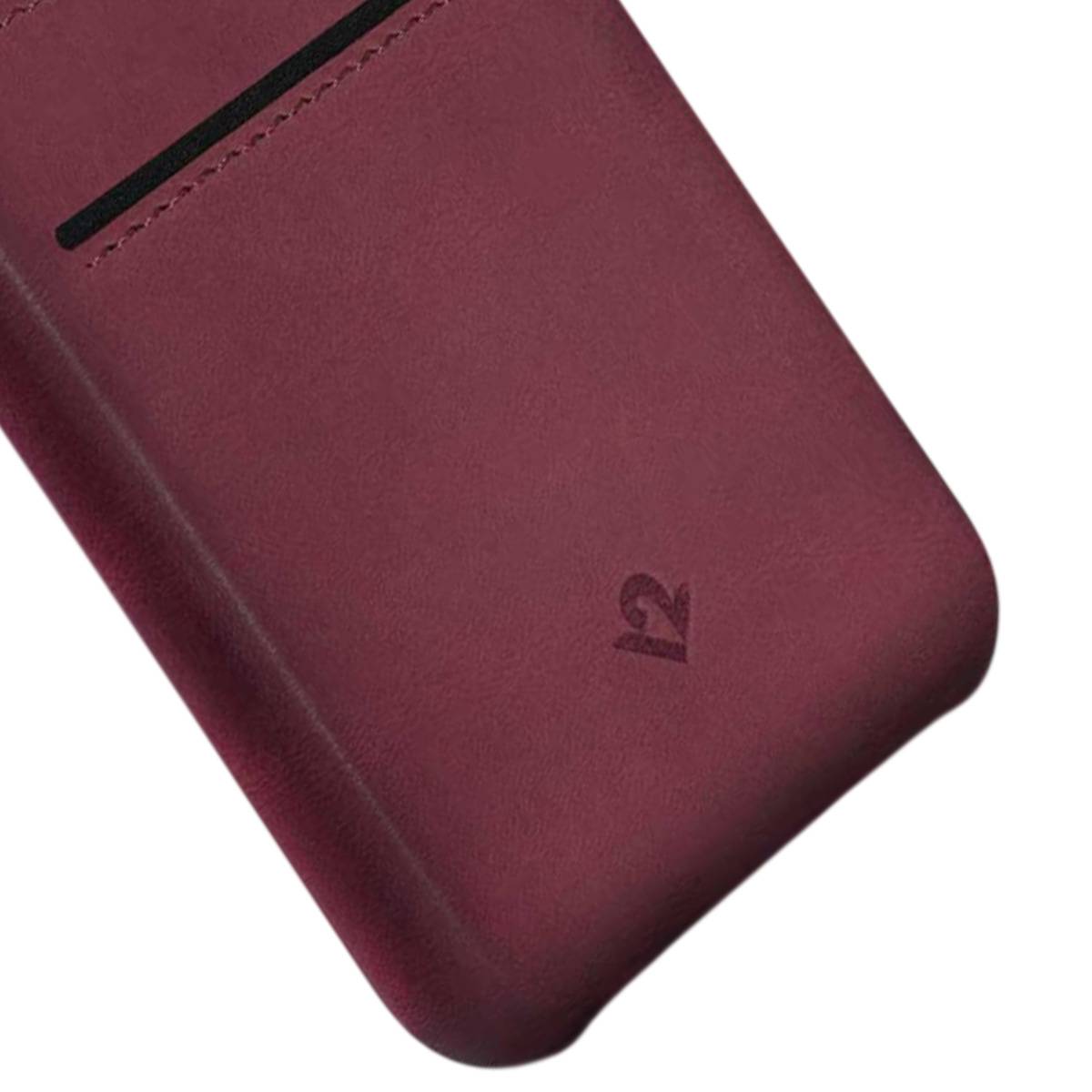 Coque Relaxed Leather Cuir pour iPhone X/XS Marsala-3