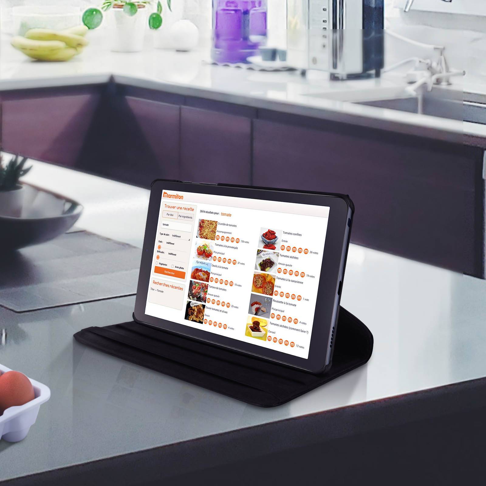 Étui Intégral pour Samsung Galaxy Tab A 8.0 2019 Antichoc Support Rotatif 360°-4