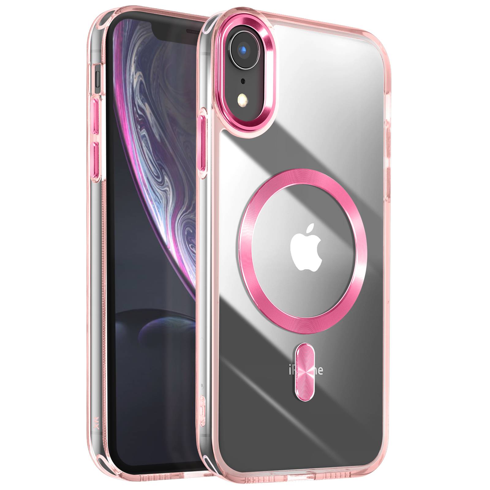 Coque MagSafe pour iPhone XR Dos Cristal Color-0