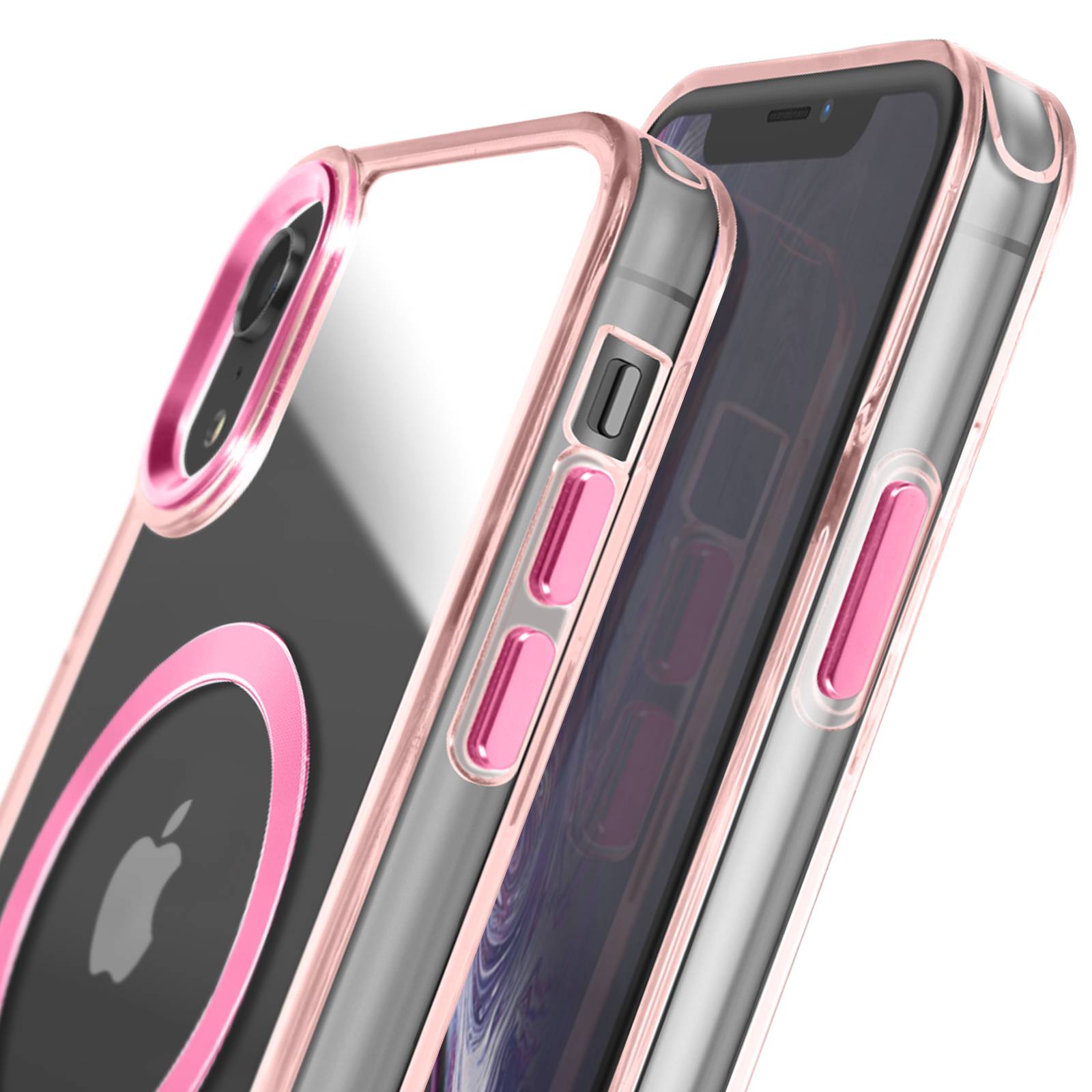 Coque MagSafe pour iPhone XR Dos Cristal Color-3