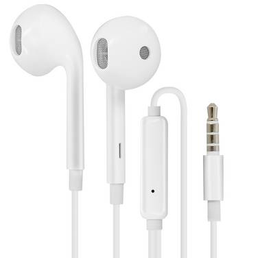 Écouteurs Filaires Jack 3.5mm Télécommande Microphone MH135