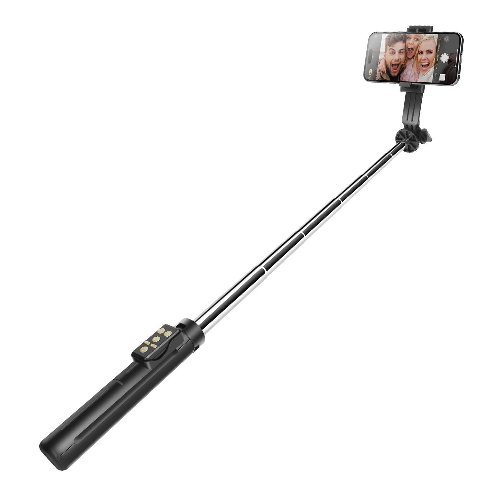 Perche à Selfie Bluetooth Trépied Extensible à 100 cm-1