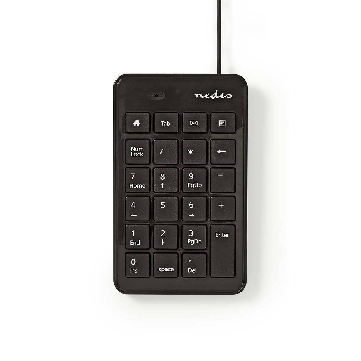 Clavier Pavé Numérique Externe Filaire USB-A avec Touches Multimédia Bureau-2
