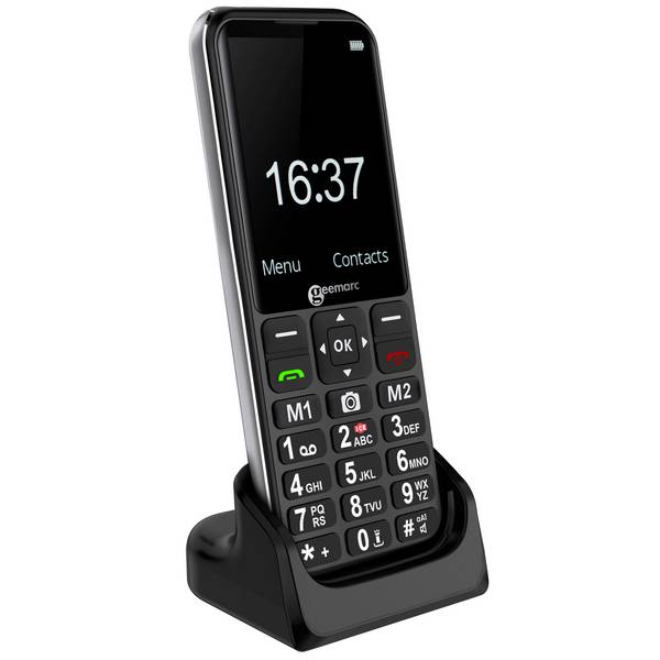 Téléphone Portable Senior - Compatible Appareils Auditifs - Bouton SOS
