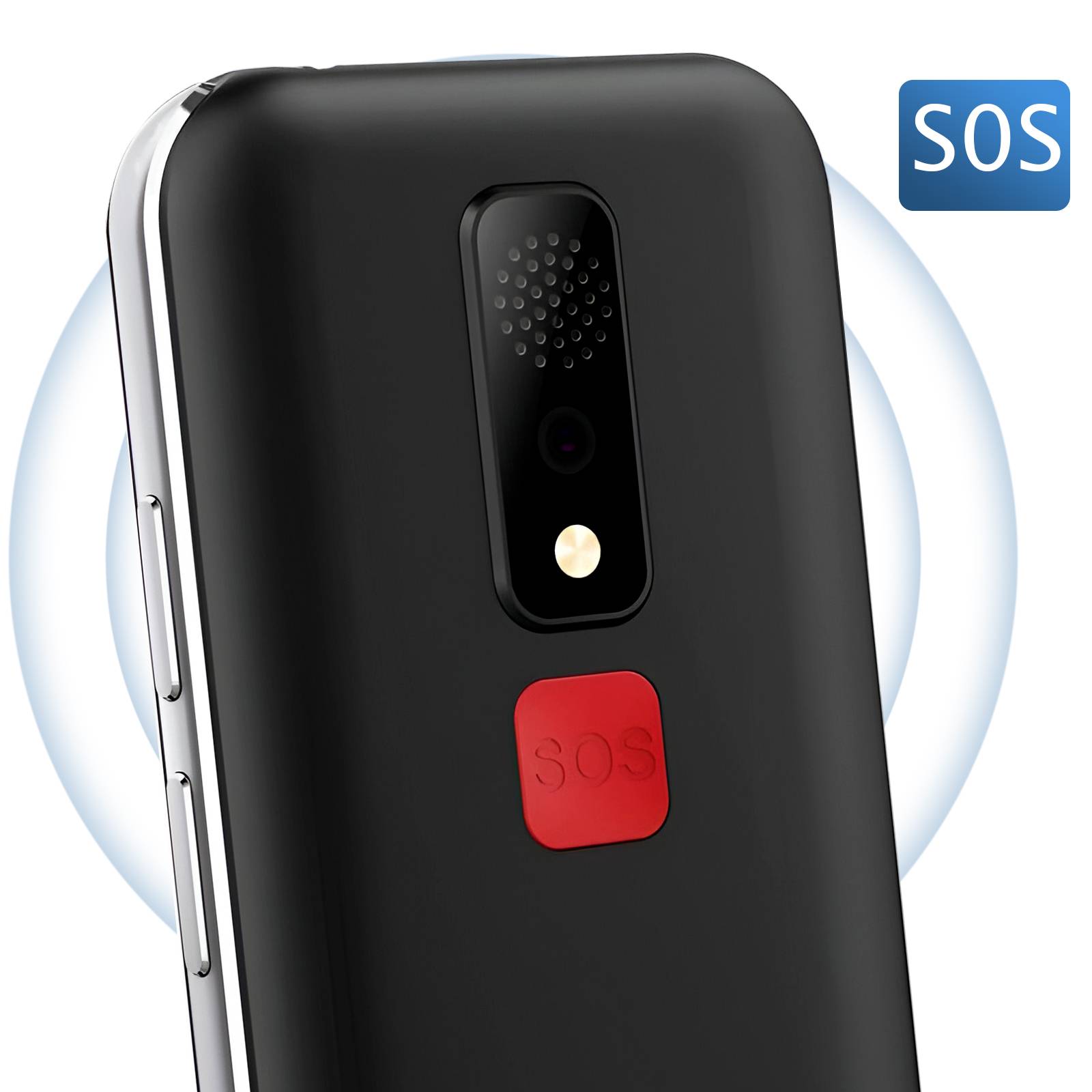 Téléphone Portable Senior - Compatible Appareils Auditifs - Bouton SOS-2