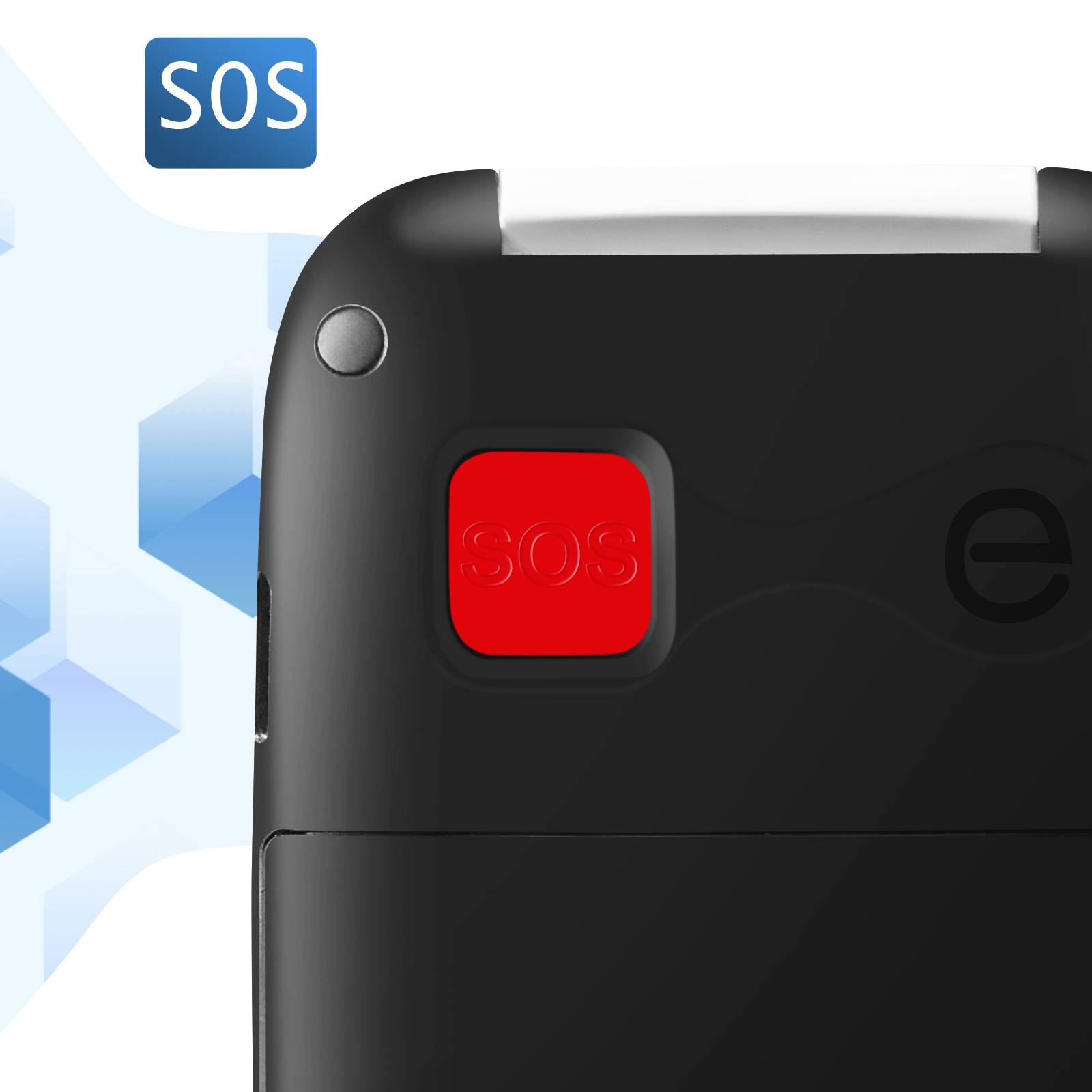 Téléphone senior clapet amplifié compatible avec appareils auditifs-2