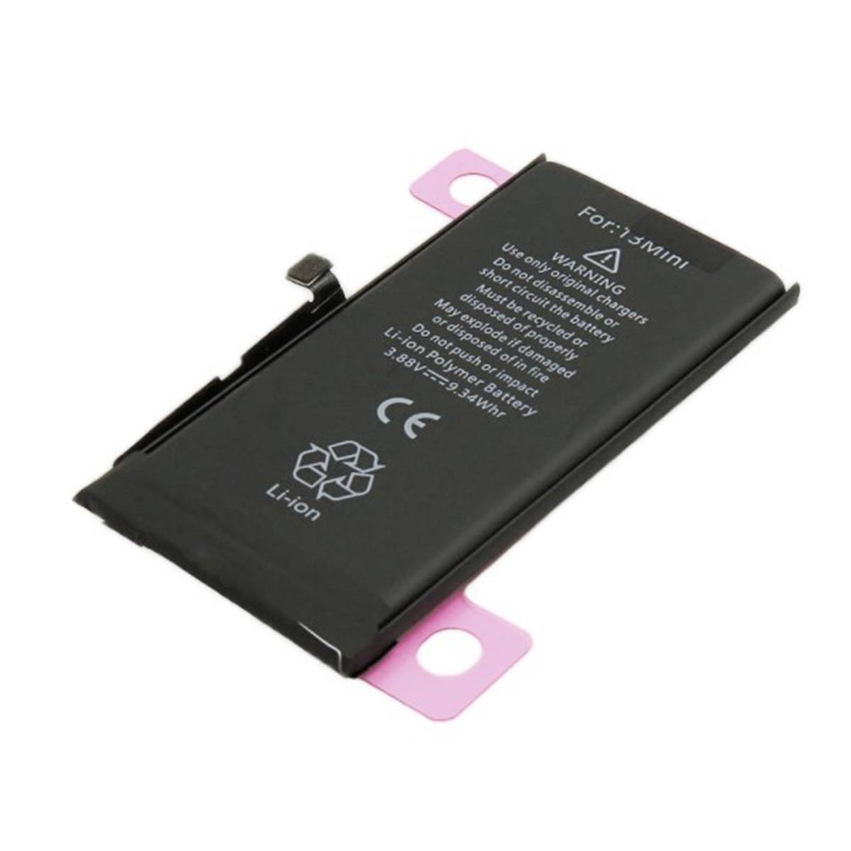 Batterie pour Apple iPhone 13 mini Li-Polymère 3.88V 2406mAh 9.3Wh Réf A2660-0