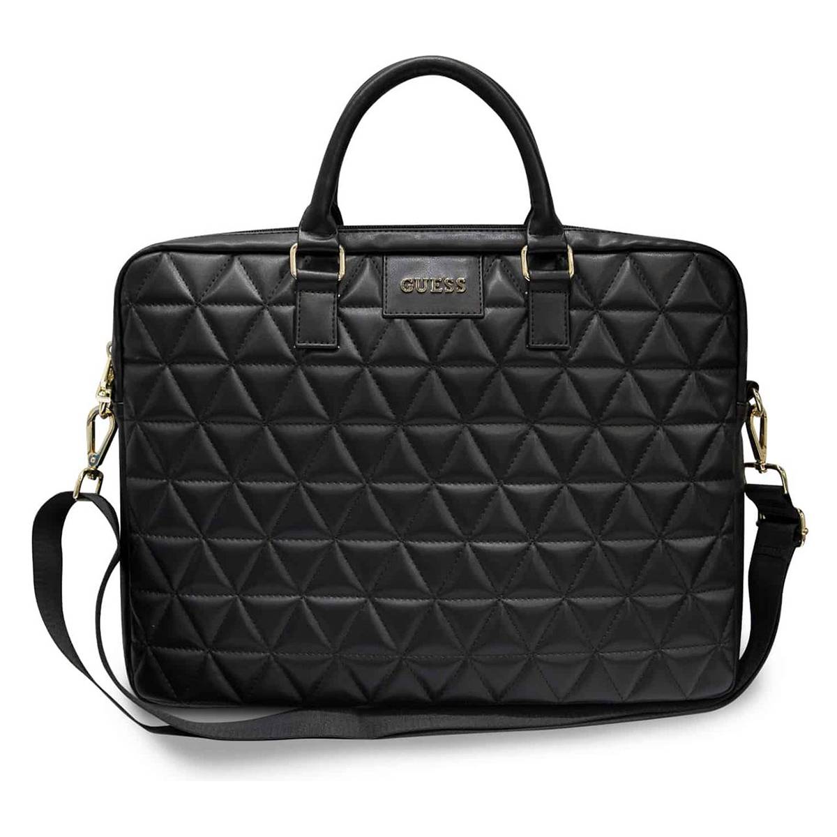 Sac pour Notebook 15 pouces Matelassé avec Bandoulière et Logo-0