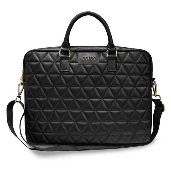 Sac pour Notebook 15 pouces Matelassé avec Bandoulière et Logo