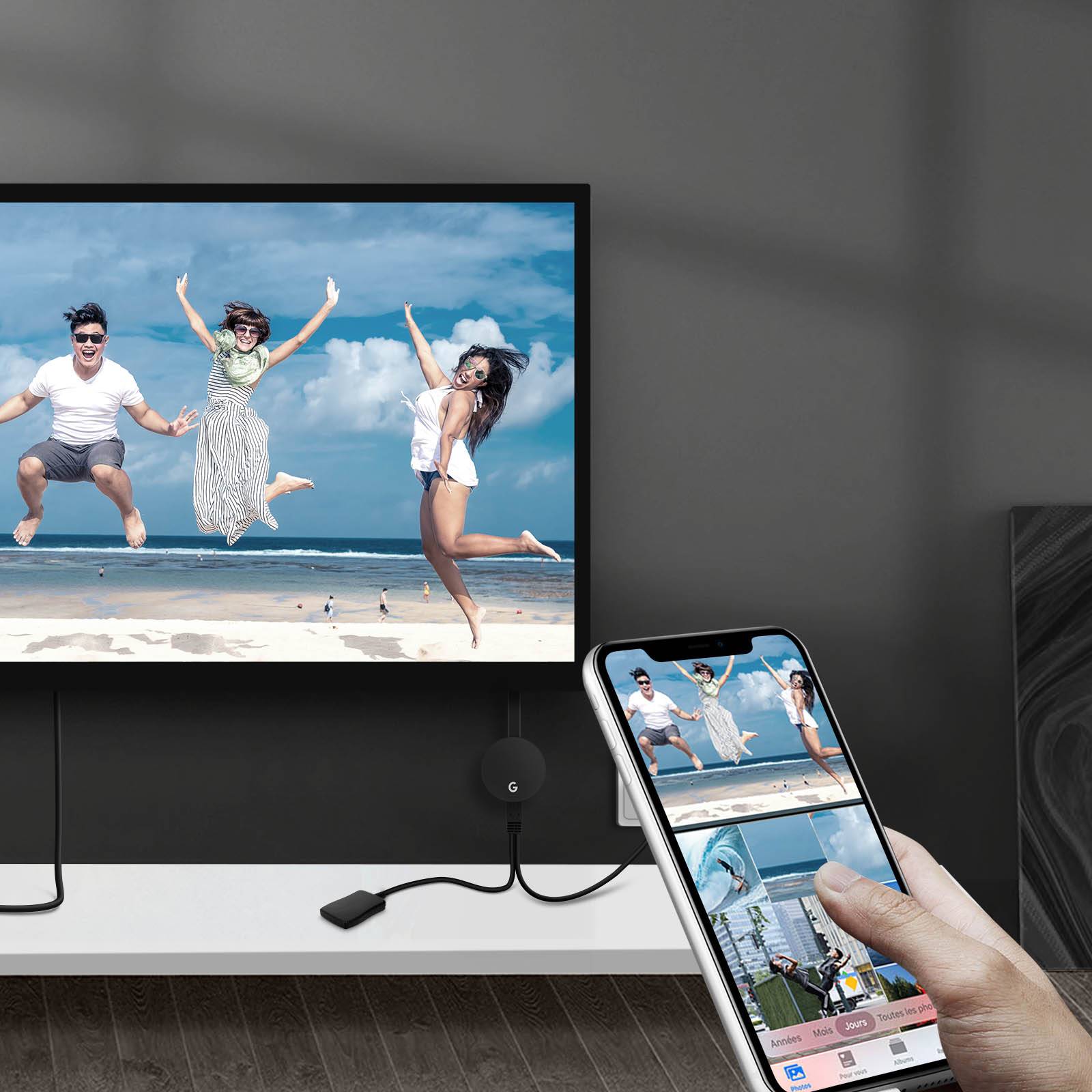 Dongle Récepteur vidéo Wifi HDMI Miracast, Airplay, DLNA, Home, Chrome-2