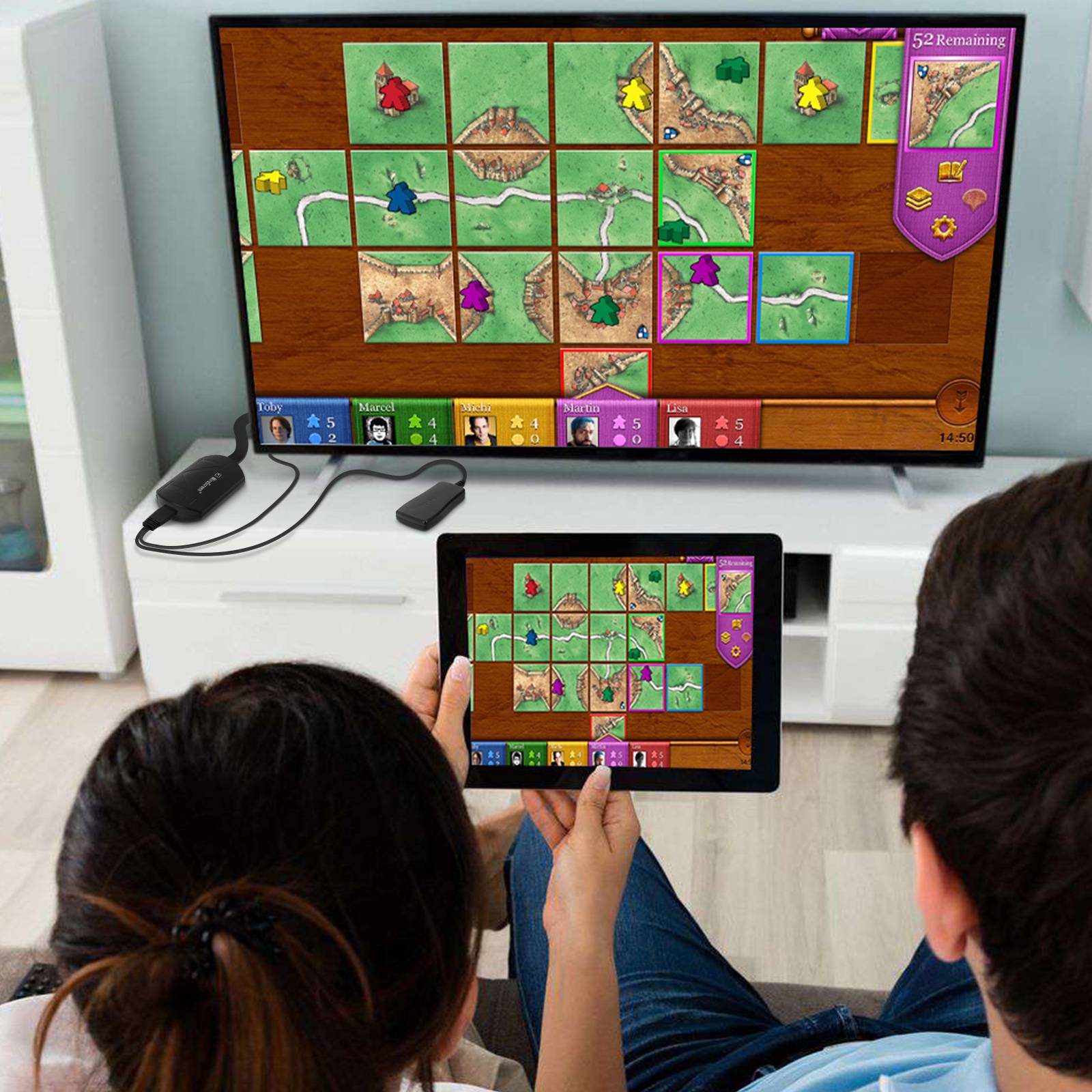 Dongle Récepteur vidéo Wifi HDMI Miracast, Airplay, DLNA, Home-2