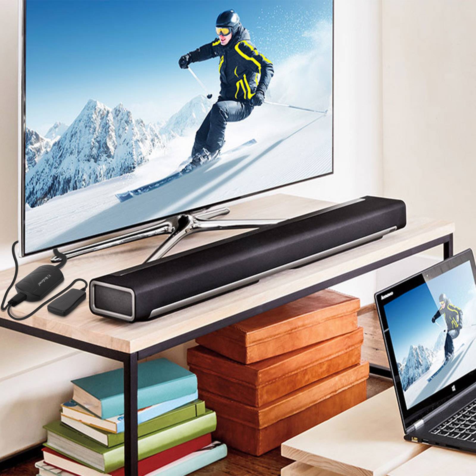 Dongle Récepteur vidéo Wifi HDMI Miracast, Airplay, DLNA, Home-4