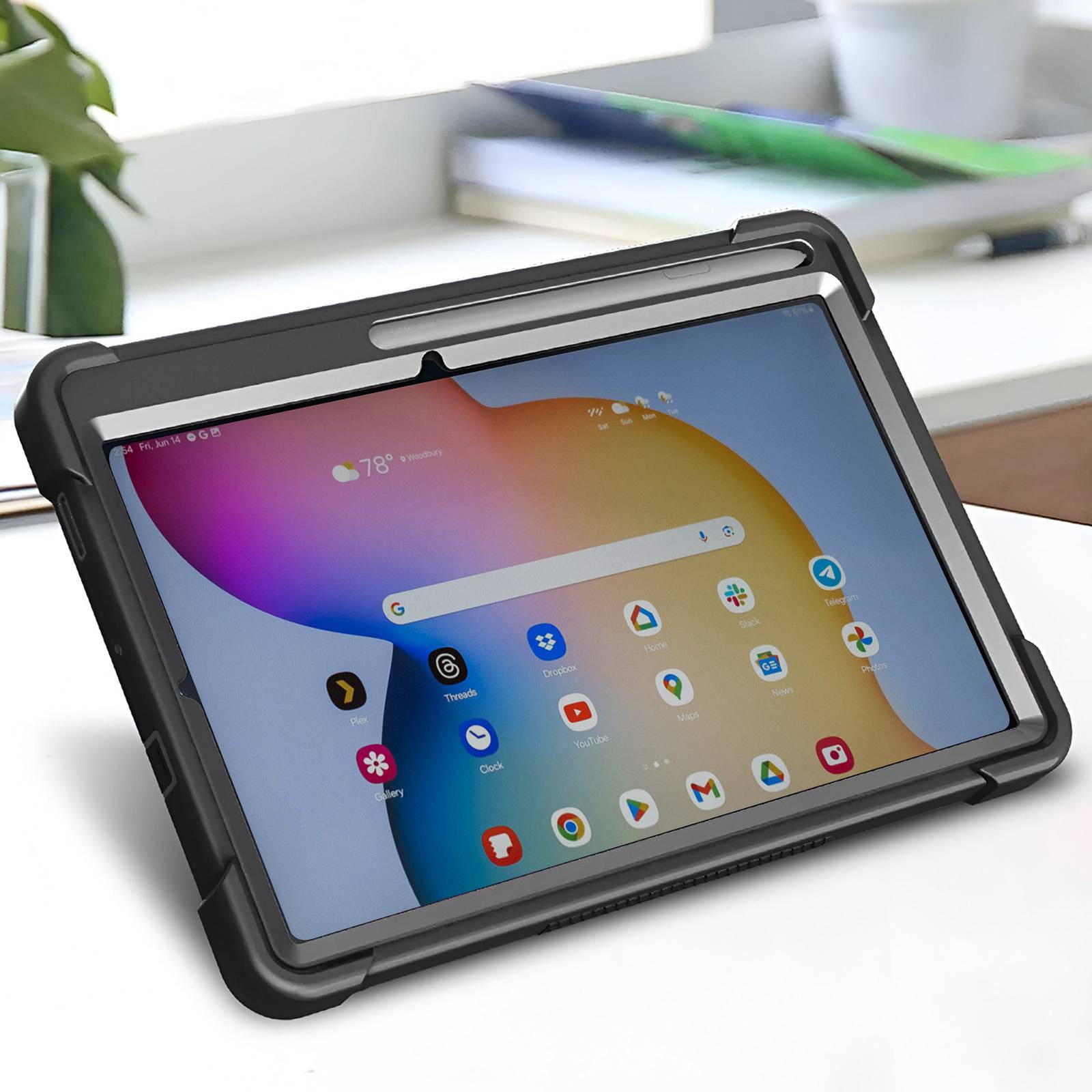 Coque pour Samsung Galaxy Tab S6 Lite Antichoc Béquille Support-2
