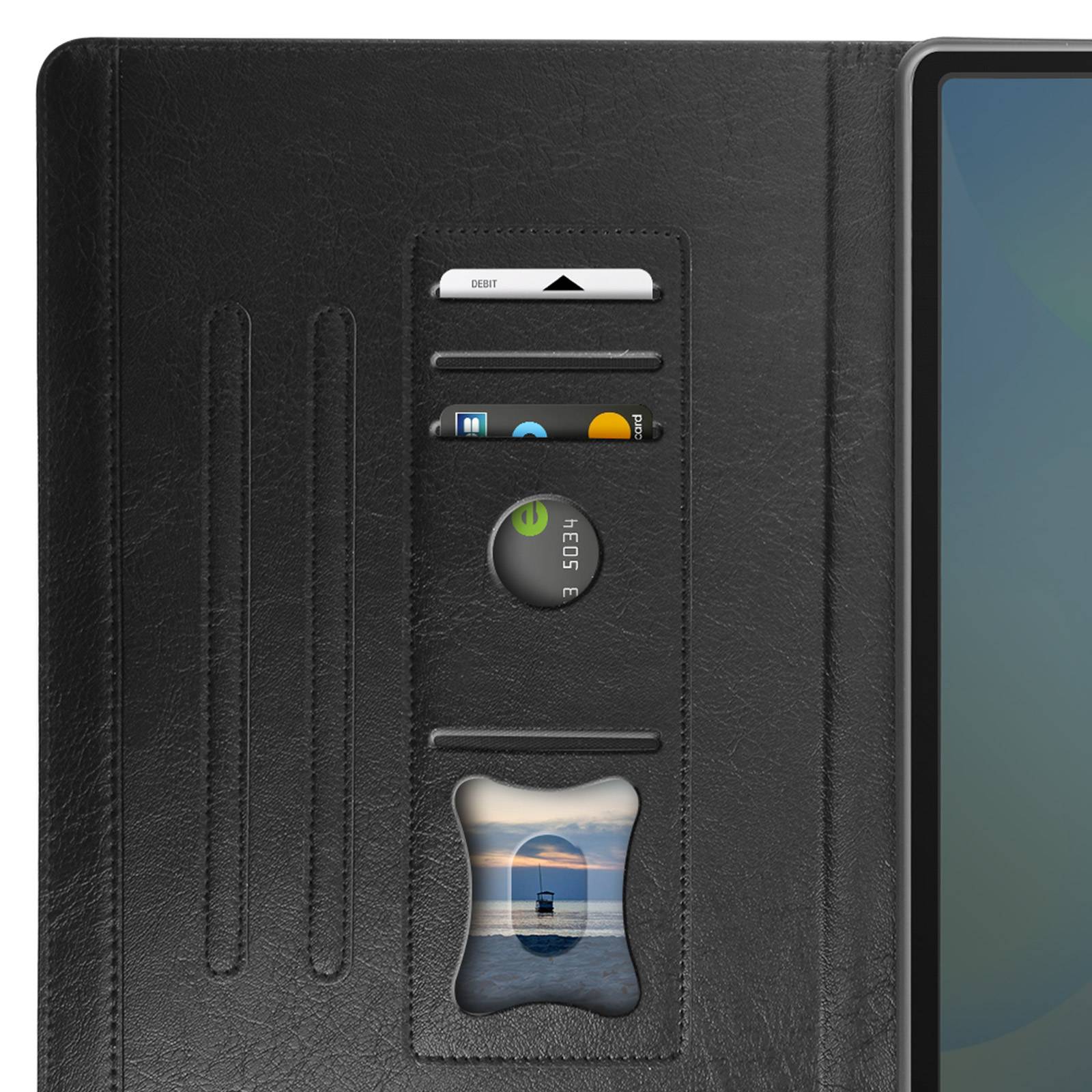 Étui pour Samsung Galaxy Tab S10 FE Plus Porte-Cartes Support Vidéo-2