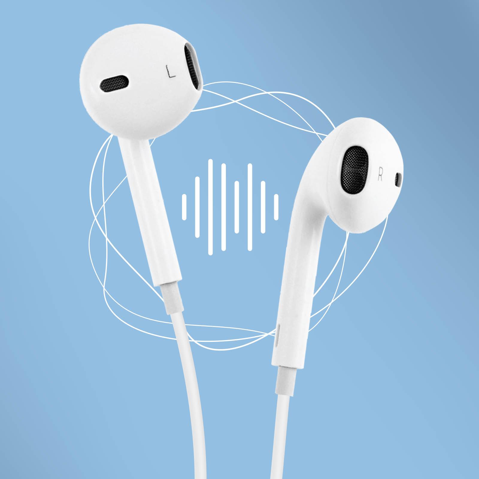 Earpods Écouteurs filaires Jack 3.5mm avec Micro et télécommande-3