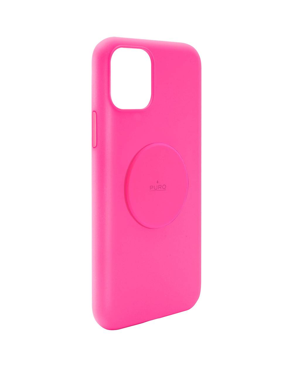 Coque pour Apple iPhone 11 Série Icon en Silicone avec Plaque Métallique-0