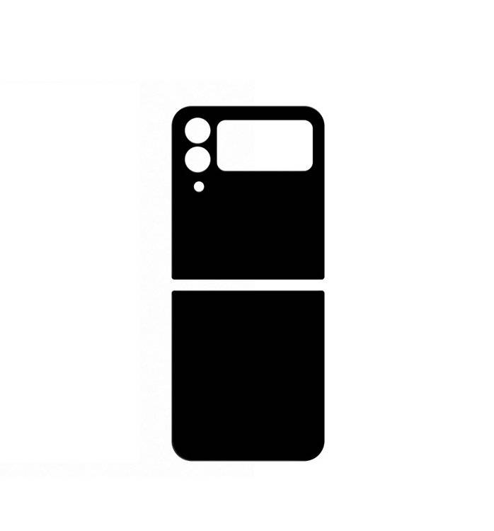 Verre Trempé pour Samsung Galaxy Flip 4 à Protection Arrière Intégrale-0