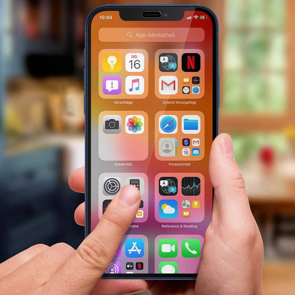 Protection d'écran pour iPhone 12/12 Pro POLYBAG avec applicateur intégré-3