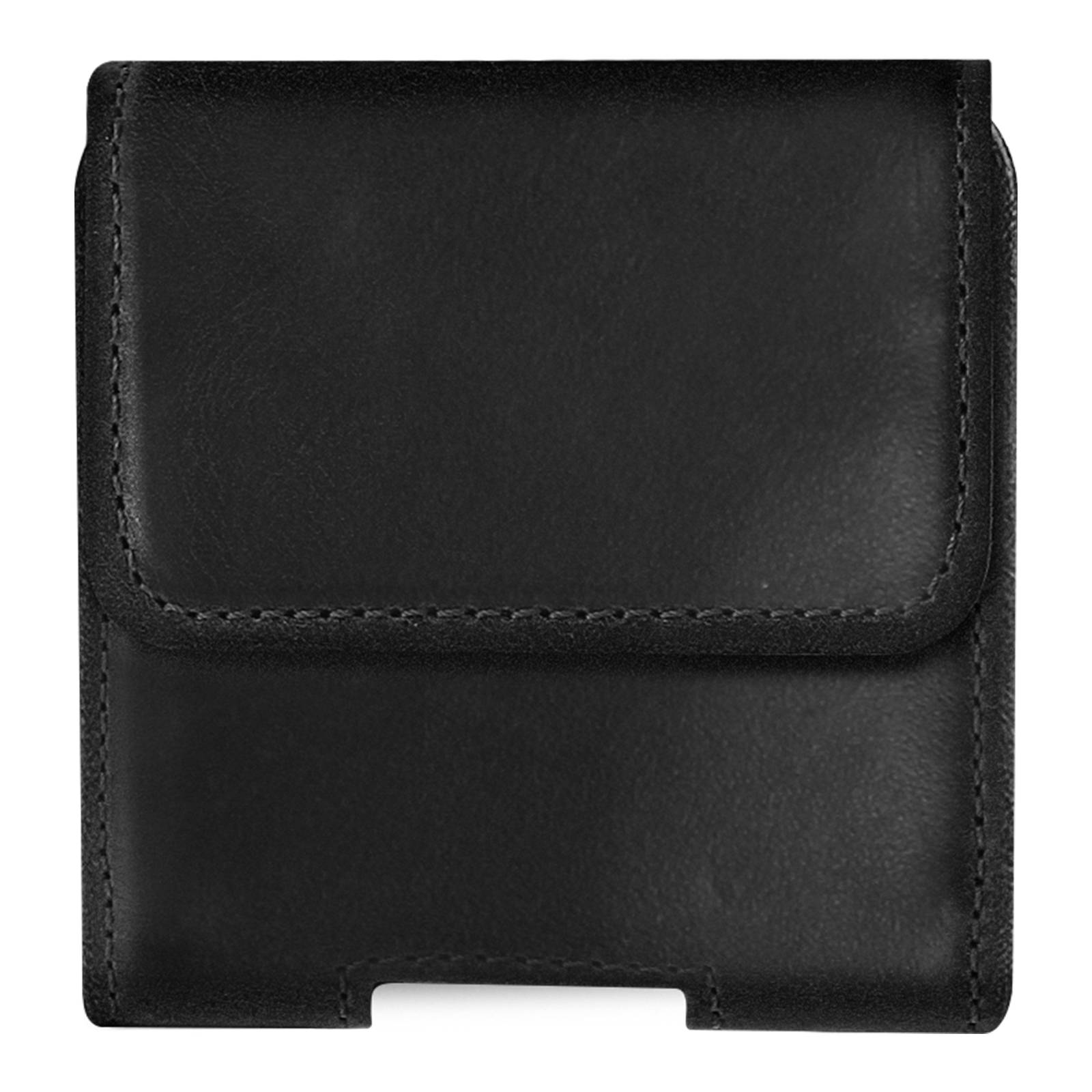 Étui Ceinture Universel pour Téléphone Pliable Cuir Fermeture Aimantée-1