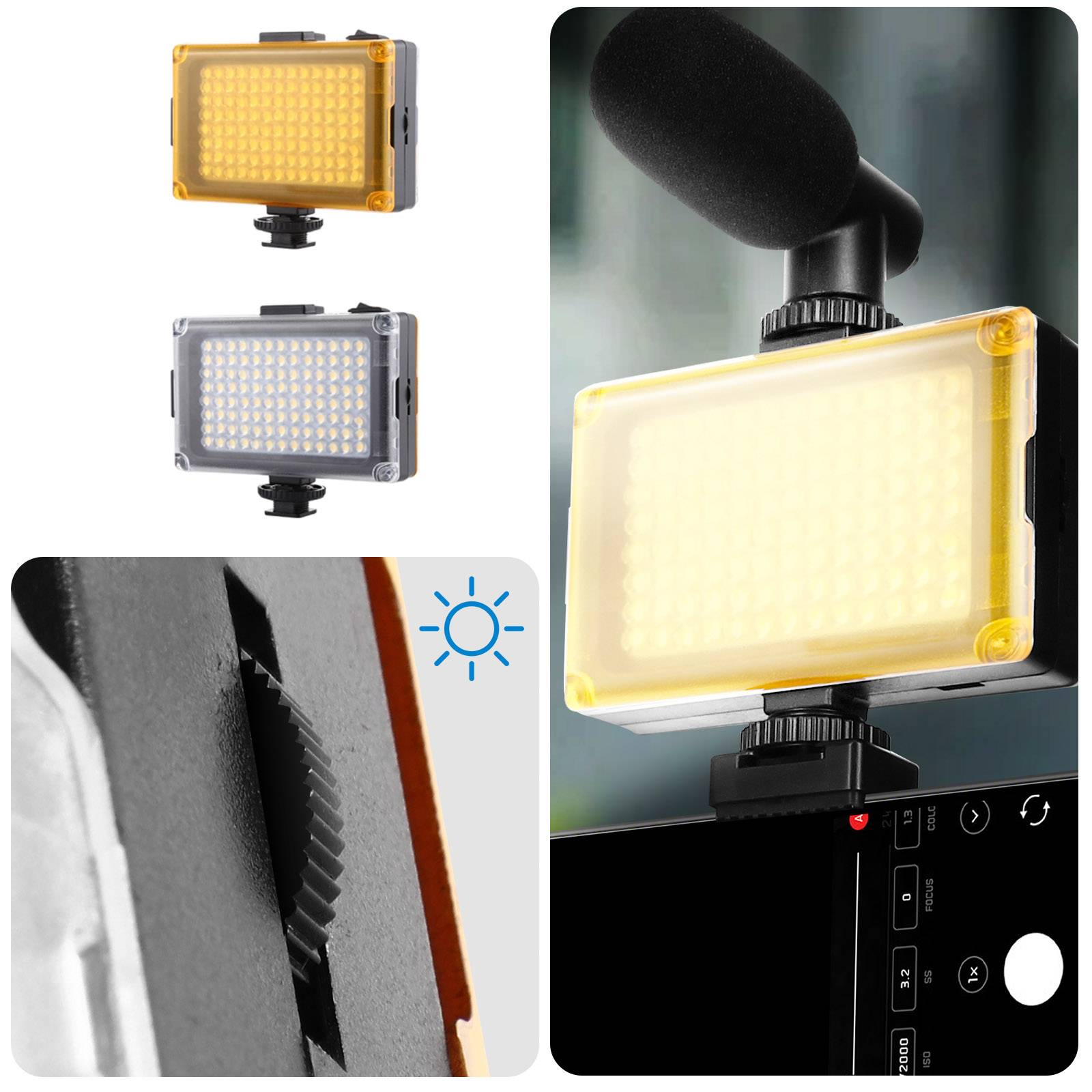 Pack Vlog avec Trépied Pliable, Micro, Projecteur LED-2