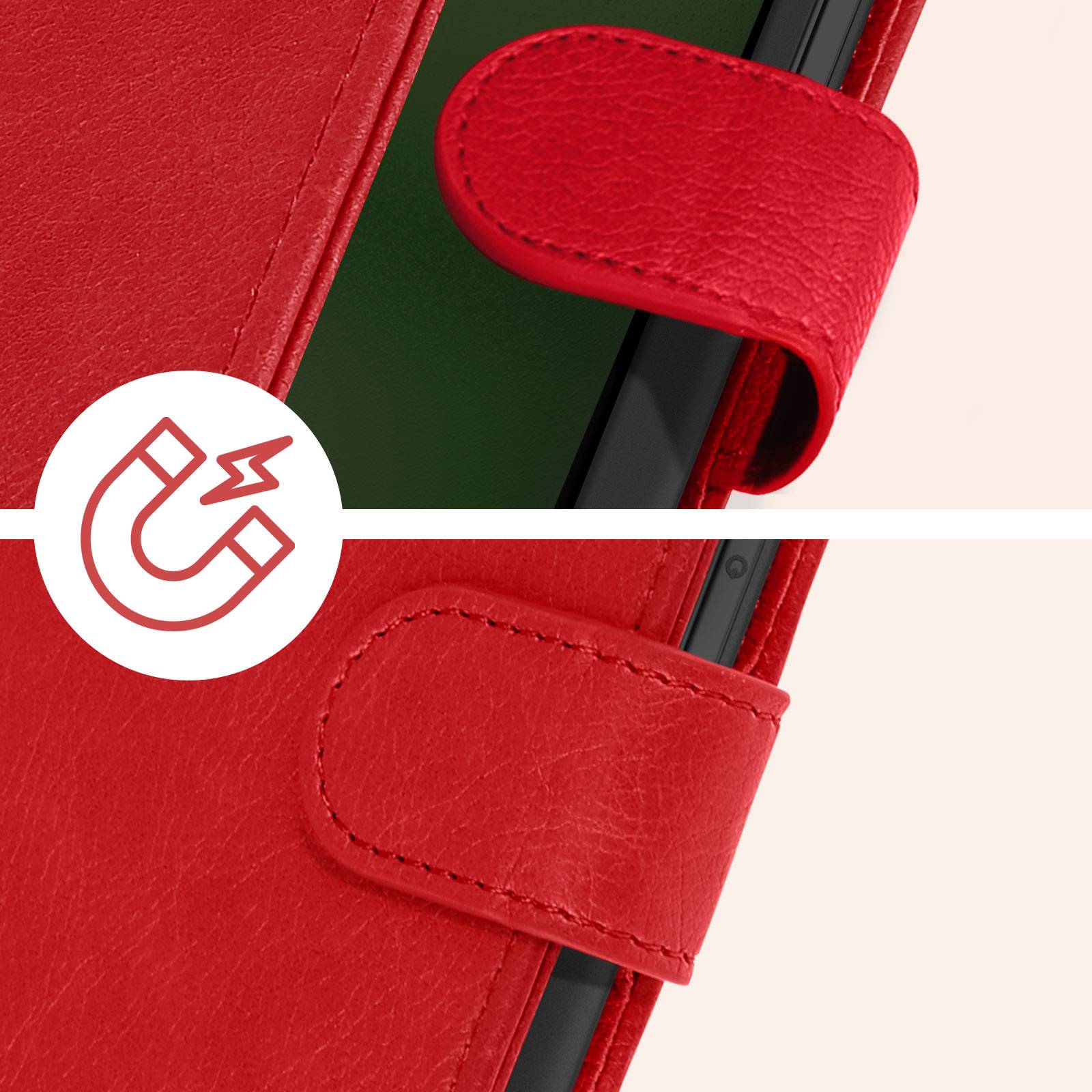 Étui pour iPhone 15 Plus Clapet Portefeuille Fonction Support Vidéo-4