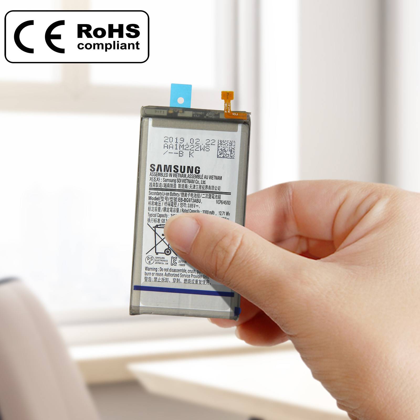 Batterie pour Samsung Galaxy S10 3400 mAh-3